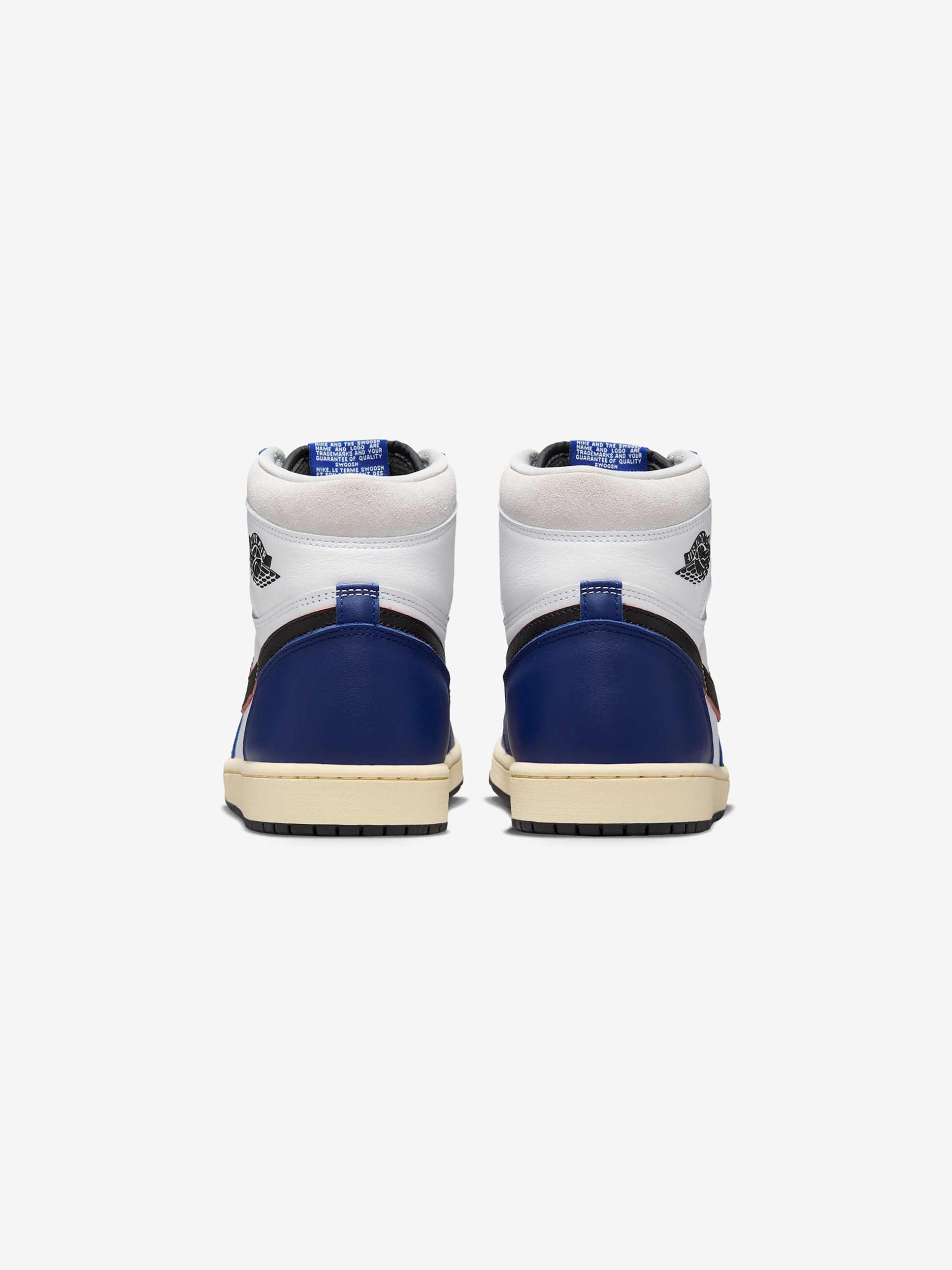 Air Jordan 1 Retro High OG (WHITE/BLACK-NEUTRAL GREY-DEEP ROYAL BLUE) Product Image