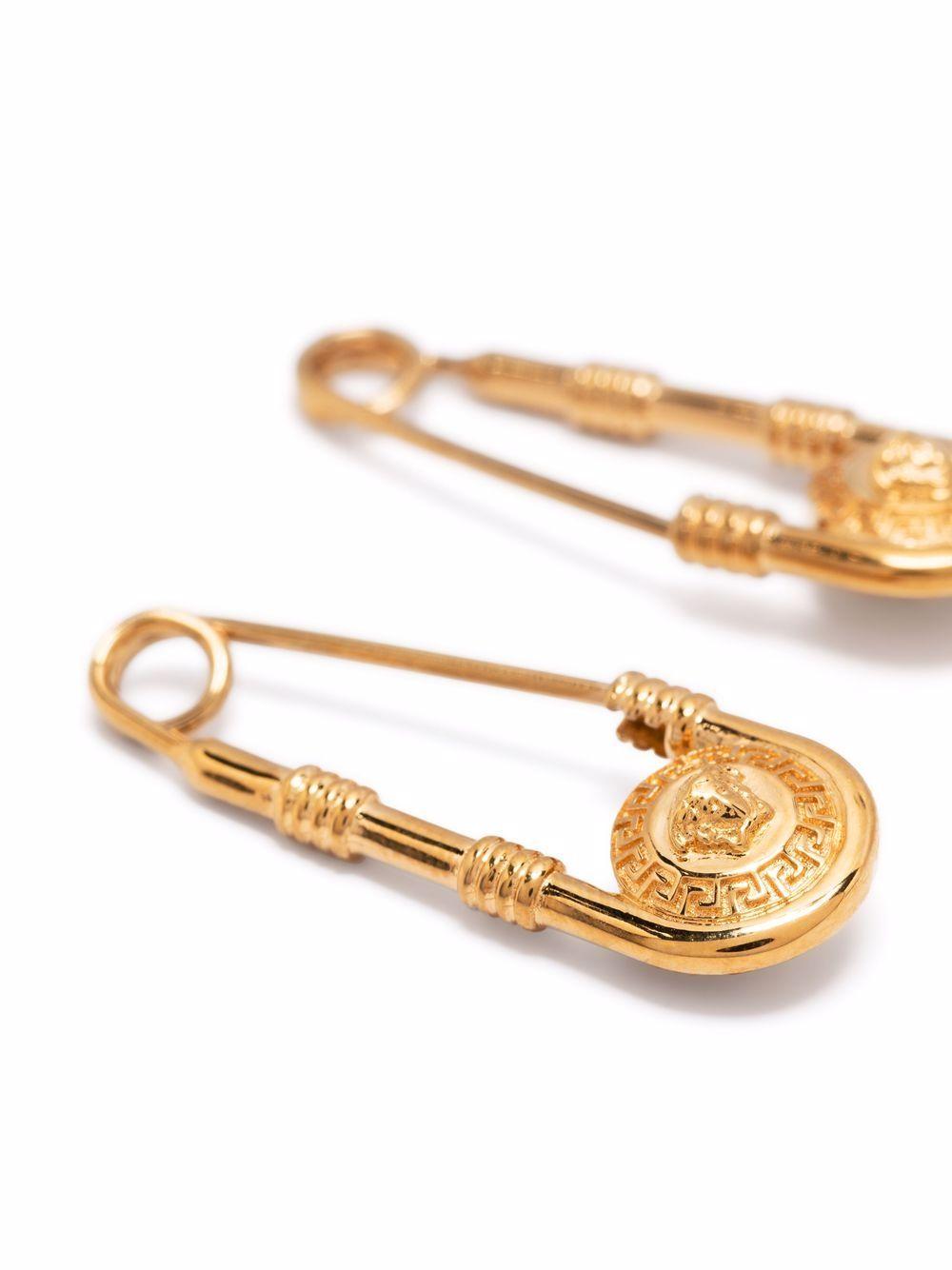 Safety-Pin Medusa earrings Product Image