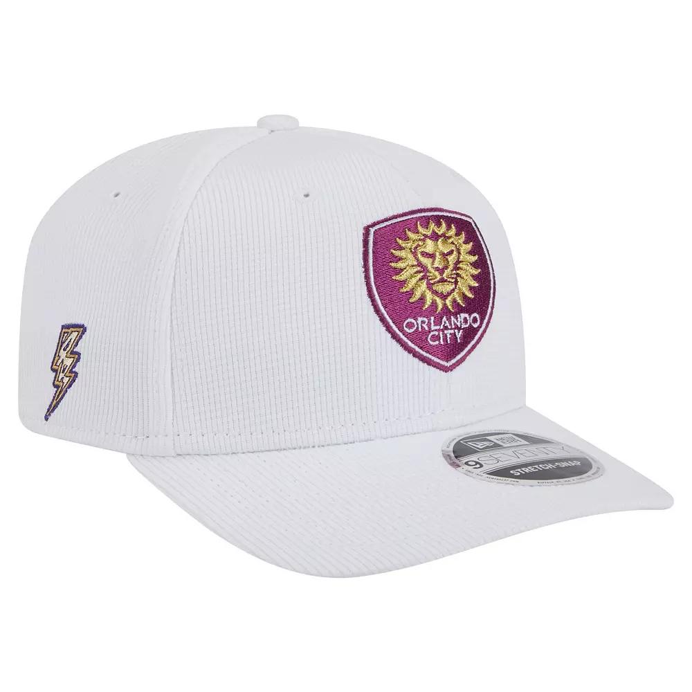 Men's New Era  White Orlando City SC 2025 Jersey Hook 9SEVENTY Stretch-Snap Hat, Orf White Product Image