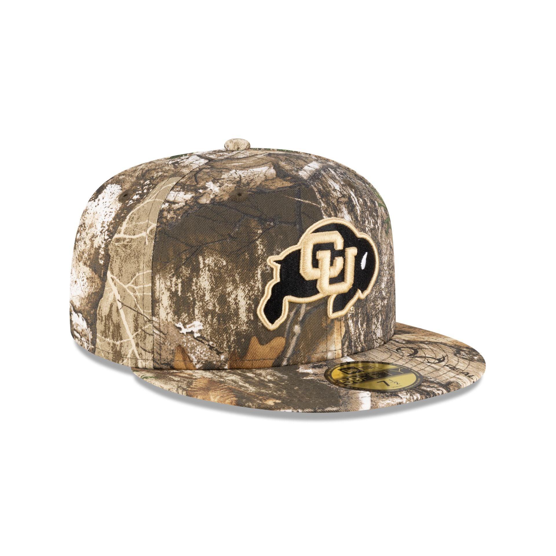 Colorado Buffaloes Tan Terry Realtree 59FIFTY Fitted Hat Male Product Image