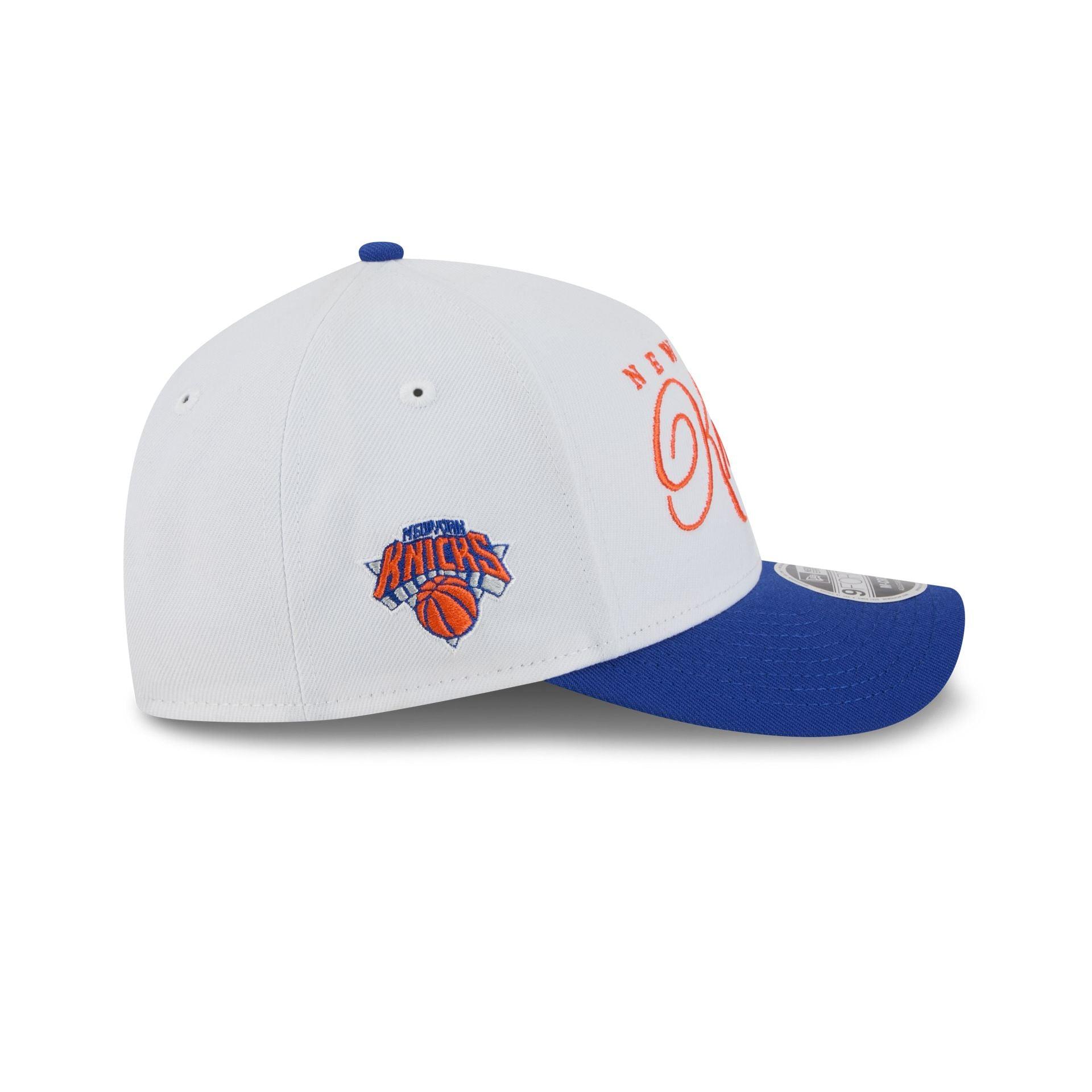 New York Knicks 2025 Draft 9FORTY M-Crown A-Frame Snapback Hat Male Product Image