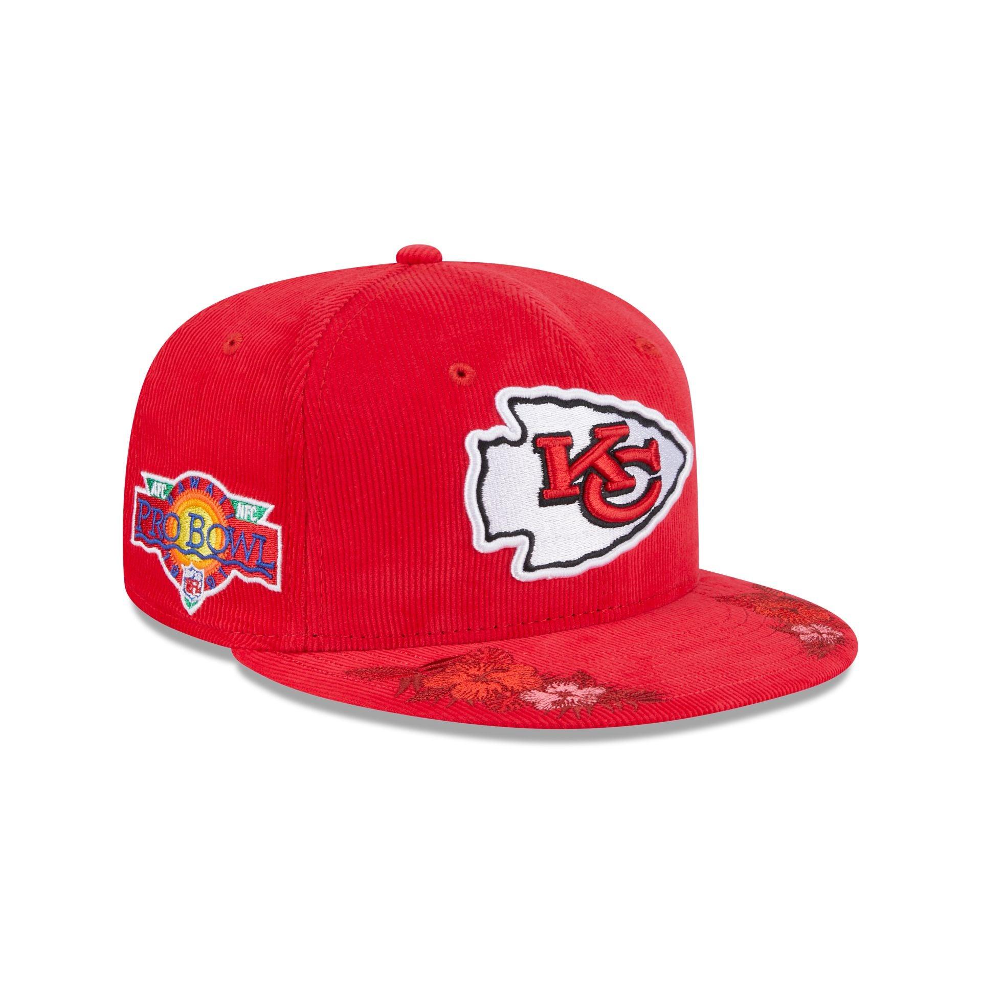 Just Caps Floral Corduroy Kansas City Chiefs 59FIFTY Fitted Hat Male Product Image