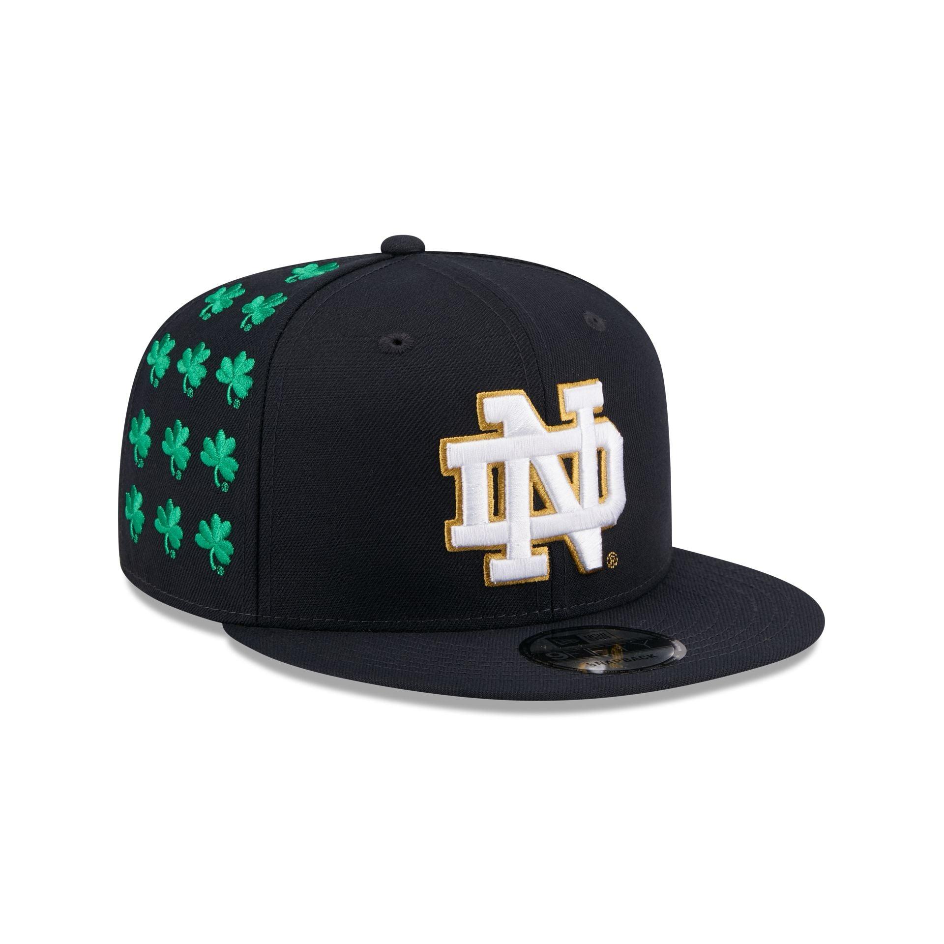 Notre Dame Fighting Irish Sticker Helmet 9FIFTY Snapback Hat Male Product Image