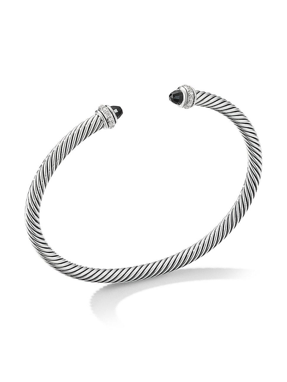 Womens Cable Classics Color Bracelet with Pav Diamonds Product Image