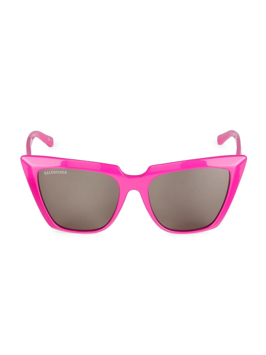 Womens 55MM Squared Cat-Eye Sunglasses Product Image
