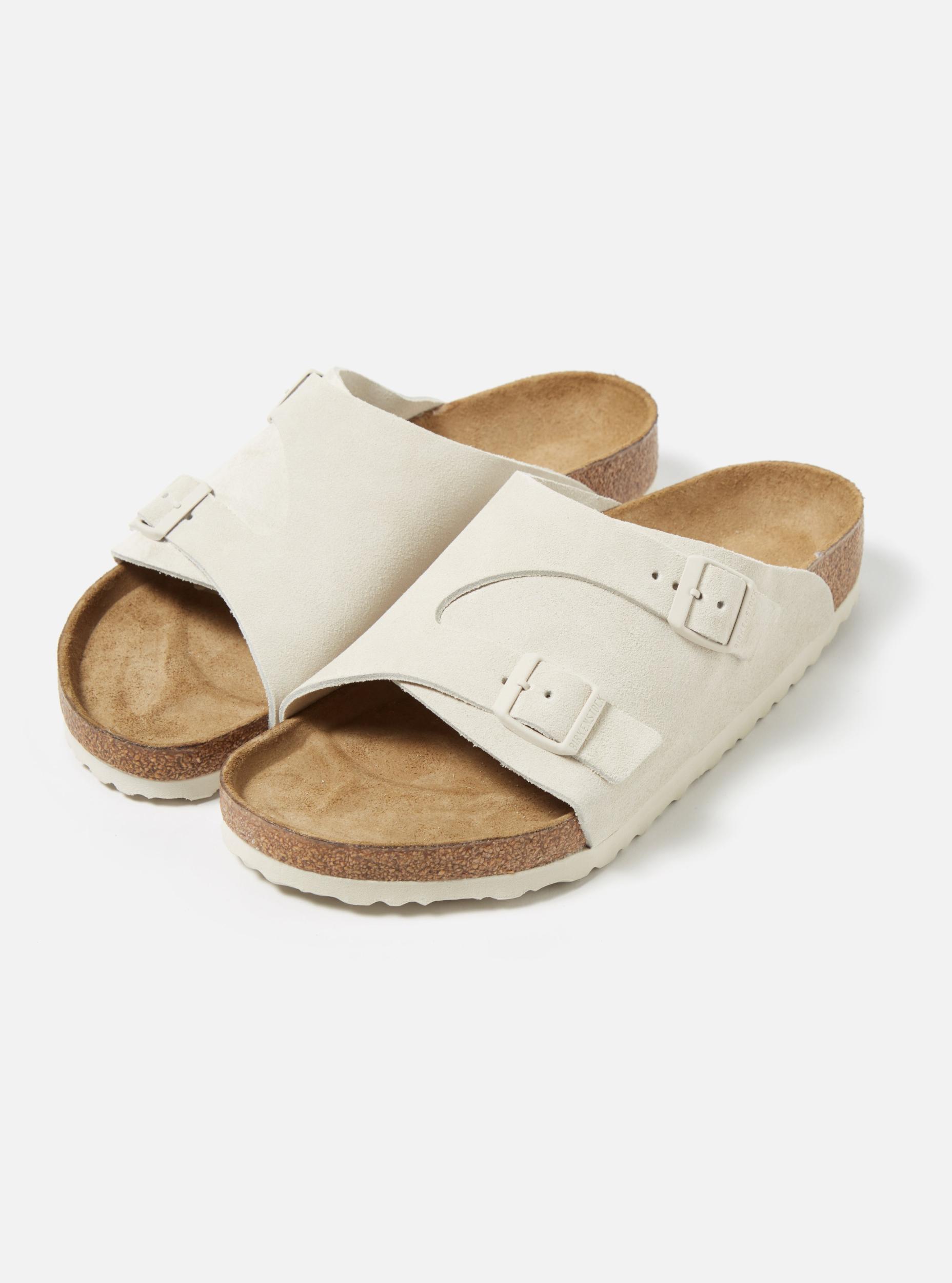 Antique White Suede Birkenstock Zürich Product Image