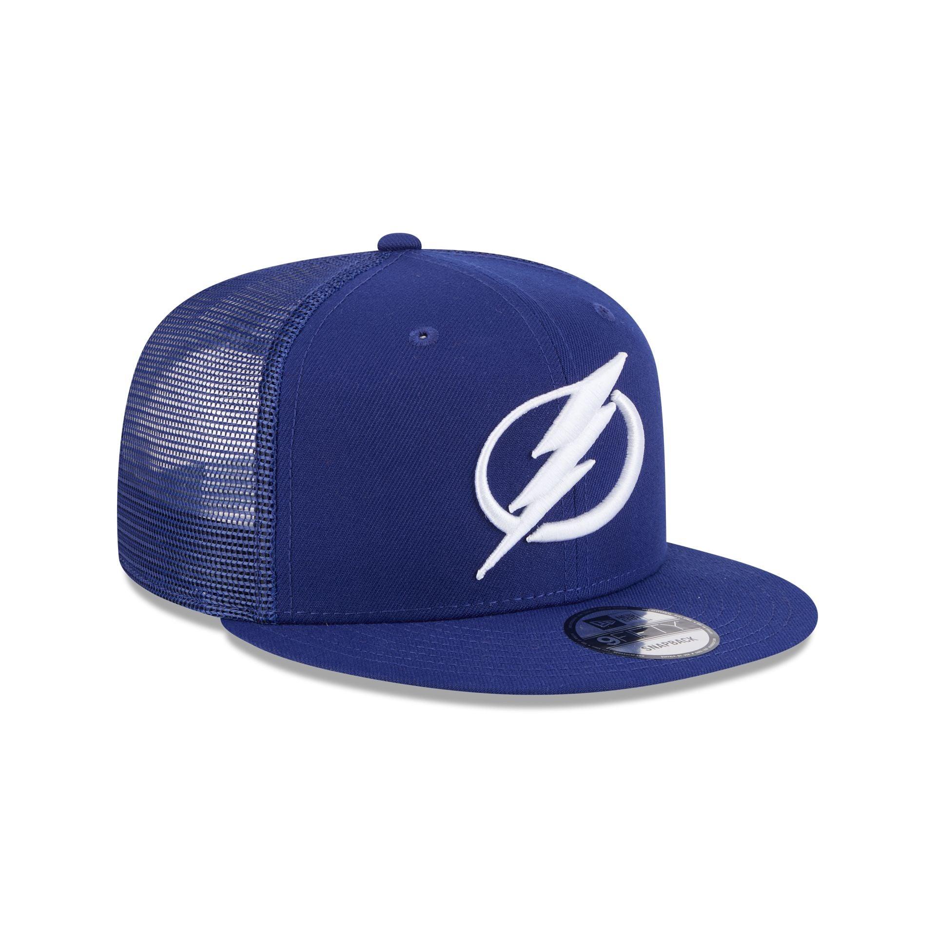 Tampa Bay Lightning Team Tag 9FIFTY Trucker Hat Male Product Image