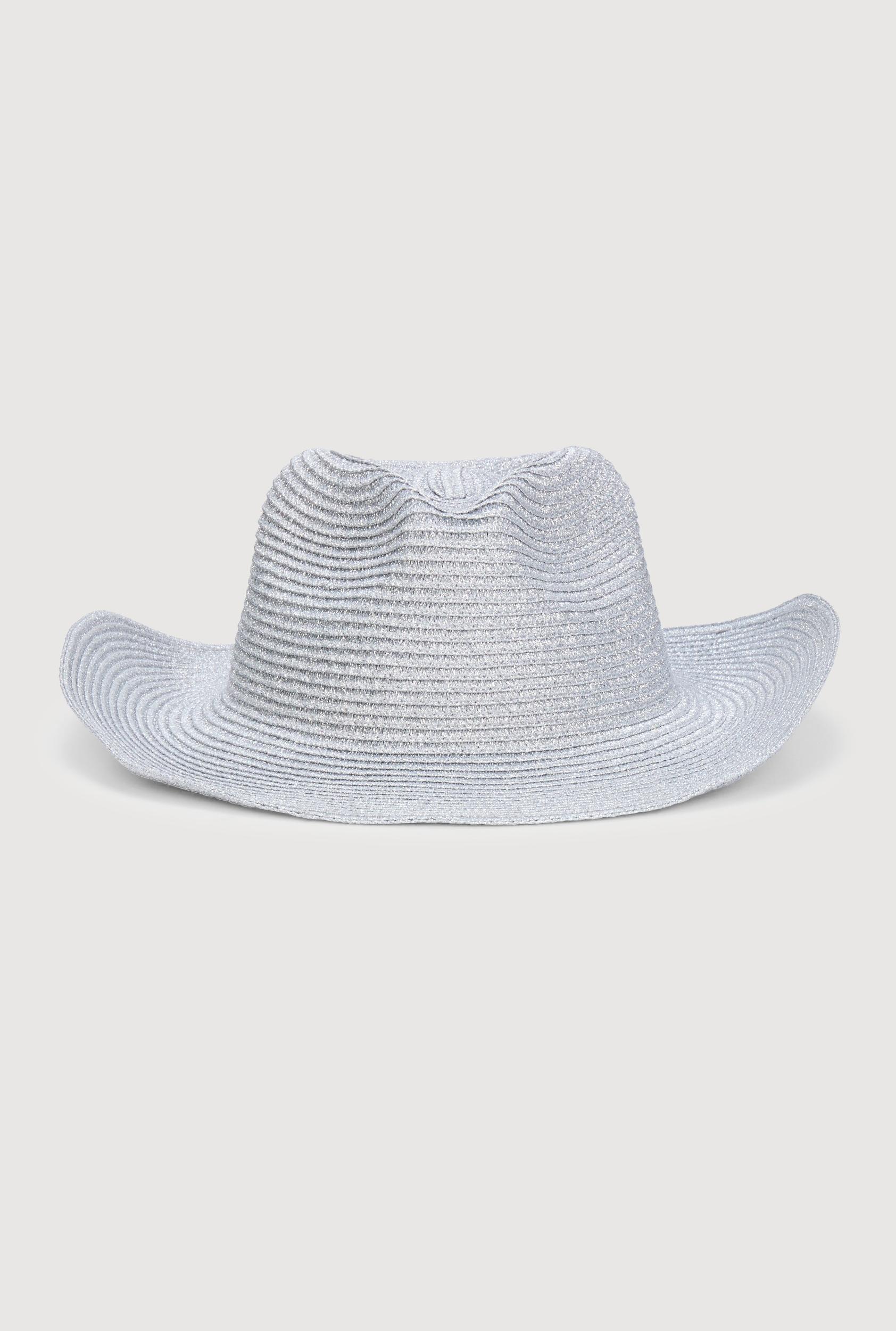 Lurex Pinch Front Cowboy Hat Unisex Product Image