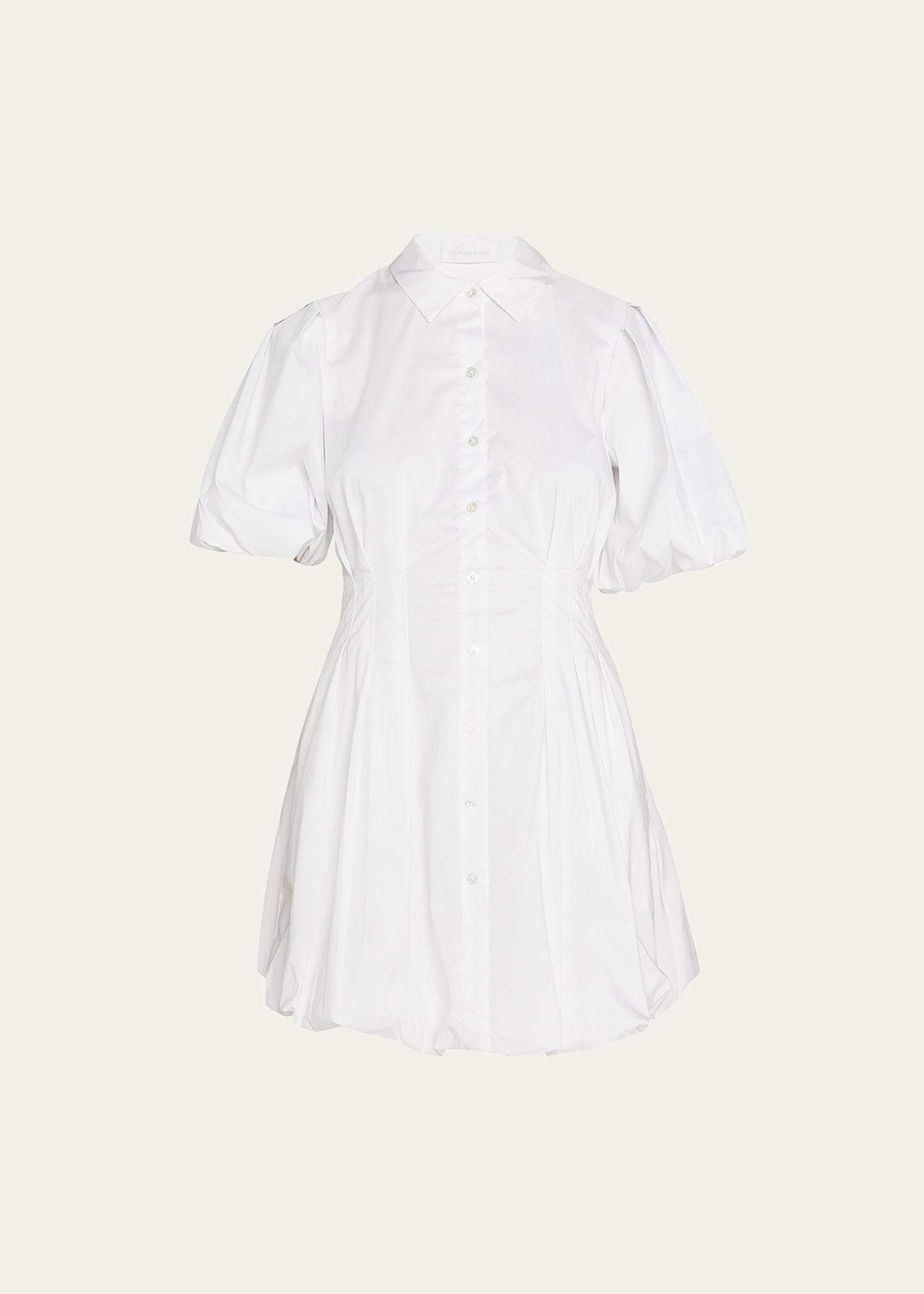 Cleo Poplin Pintuck Mini Dress Product Image