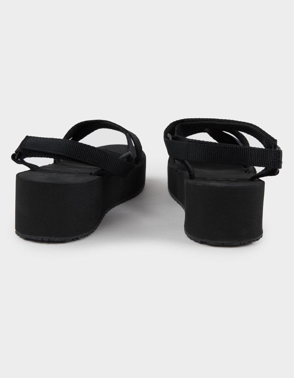 BILLABONG Kona Womens Platform Sandals - BLACK Product Image
