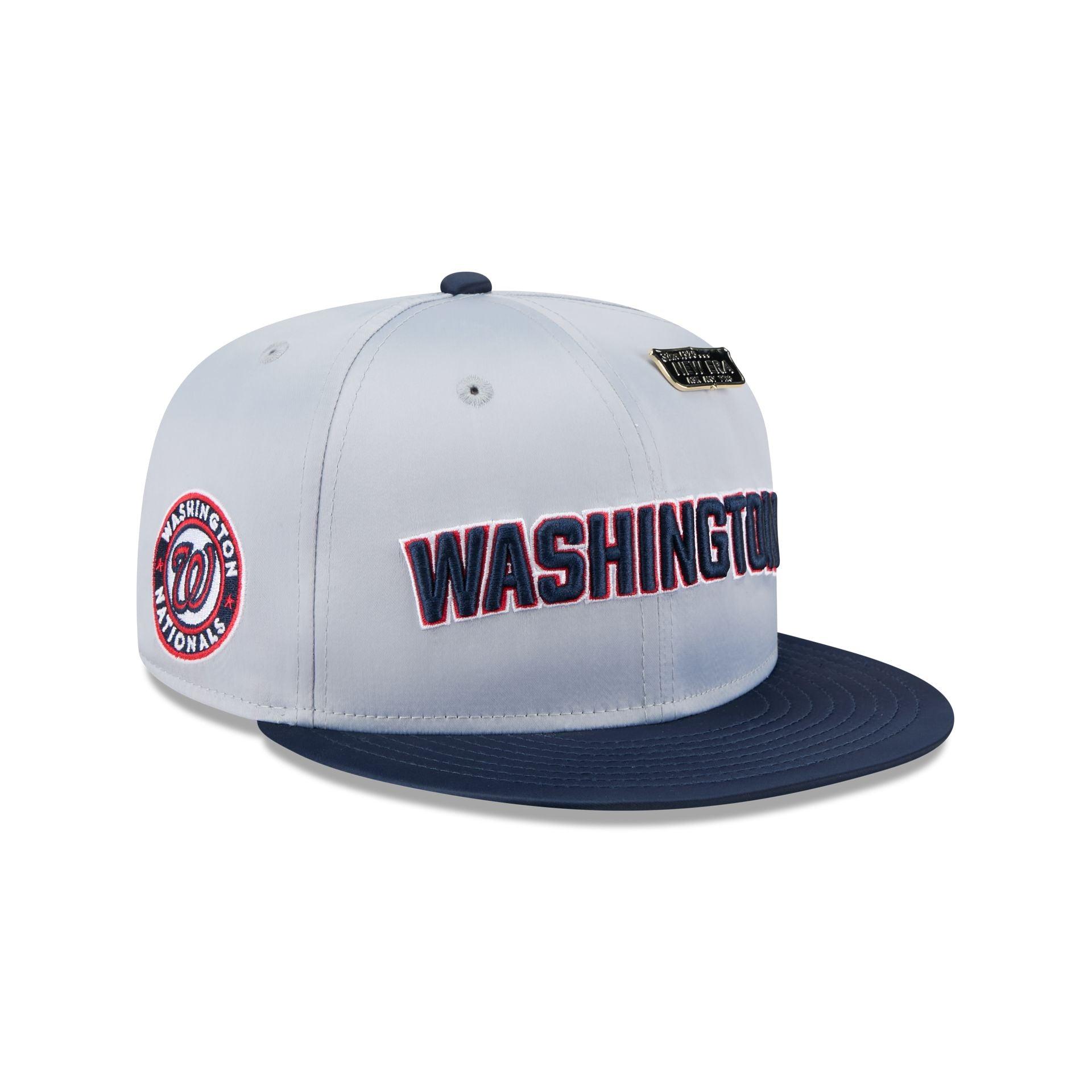 Washington Nationals Spring Satin 59FIFTY Fitted Hat Male Product Image