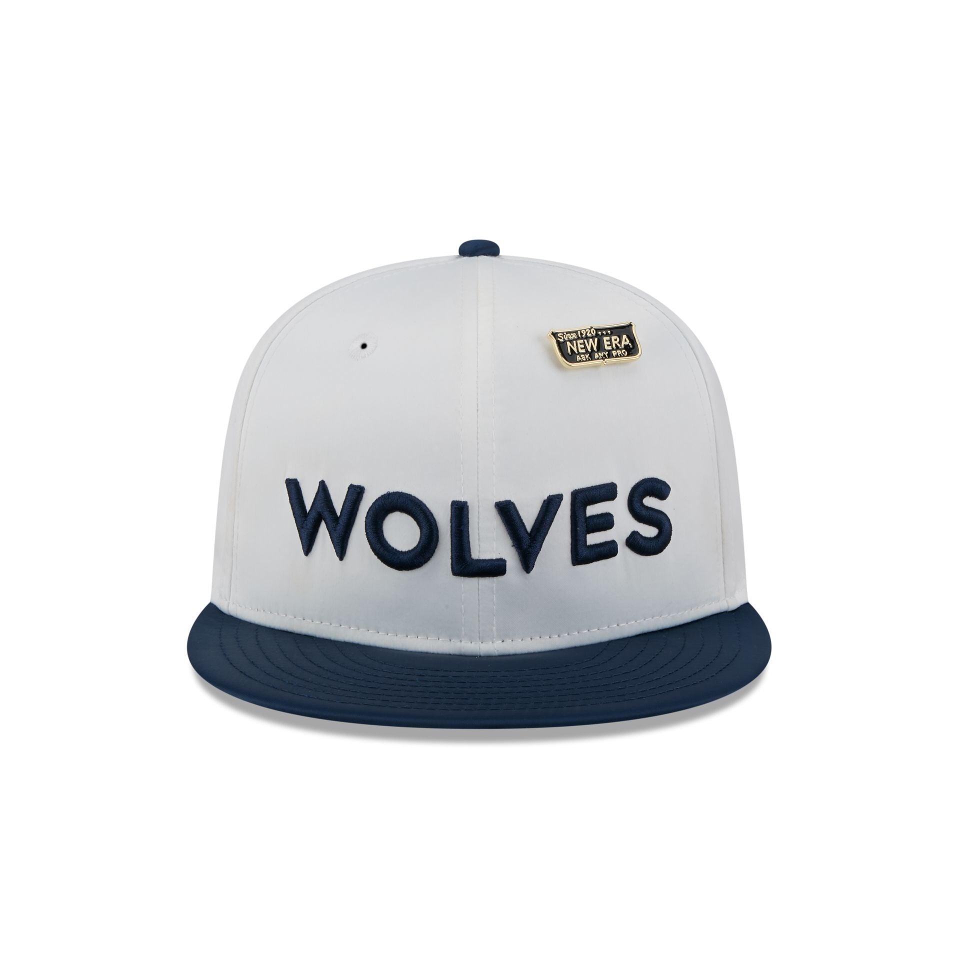 Minnesota Timberwolves Satin Pin 9FIFTY Snapback Hat Male Product Image