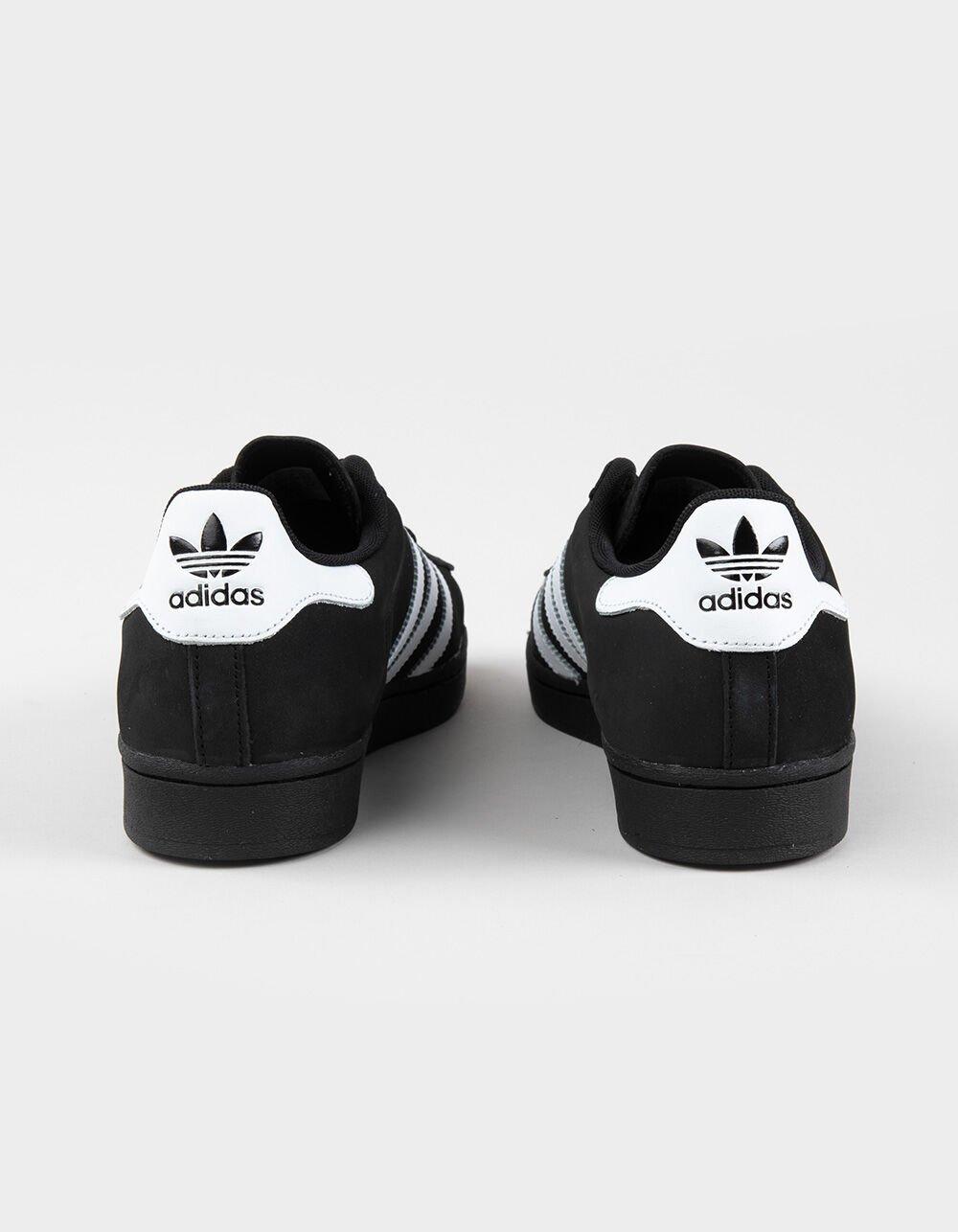 ADIDAS Superstar ADV Nubuck Shoes - CORE BLACK/FOOTWEAR WHITE/GOLD Product Image