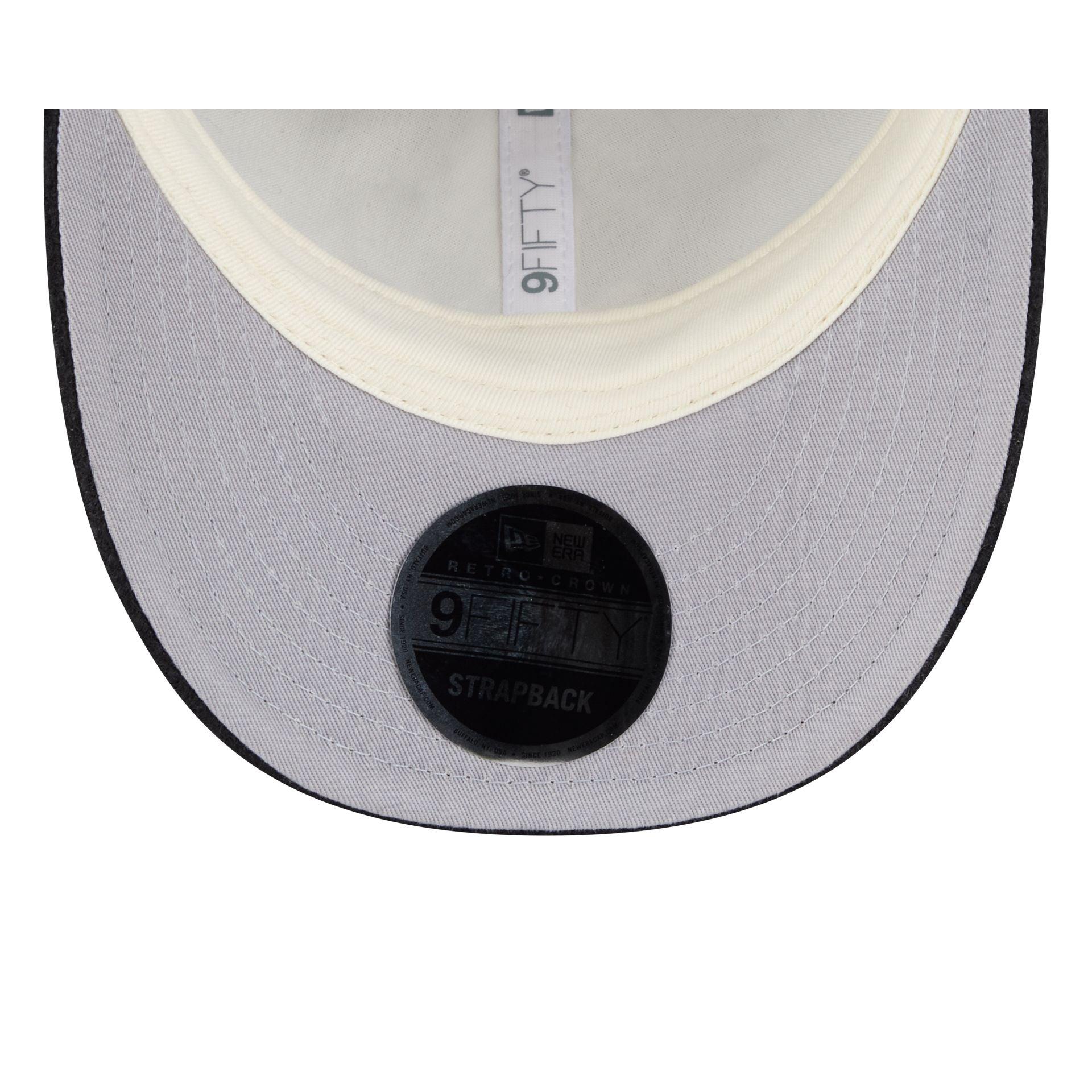 San Francisco Giants Navy Merino & Cashmere Moon Retro Crown 9FIFTY Adjustable Hat Male Product Image