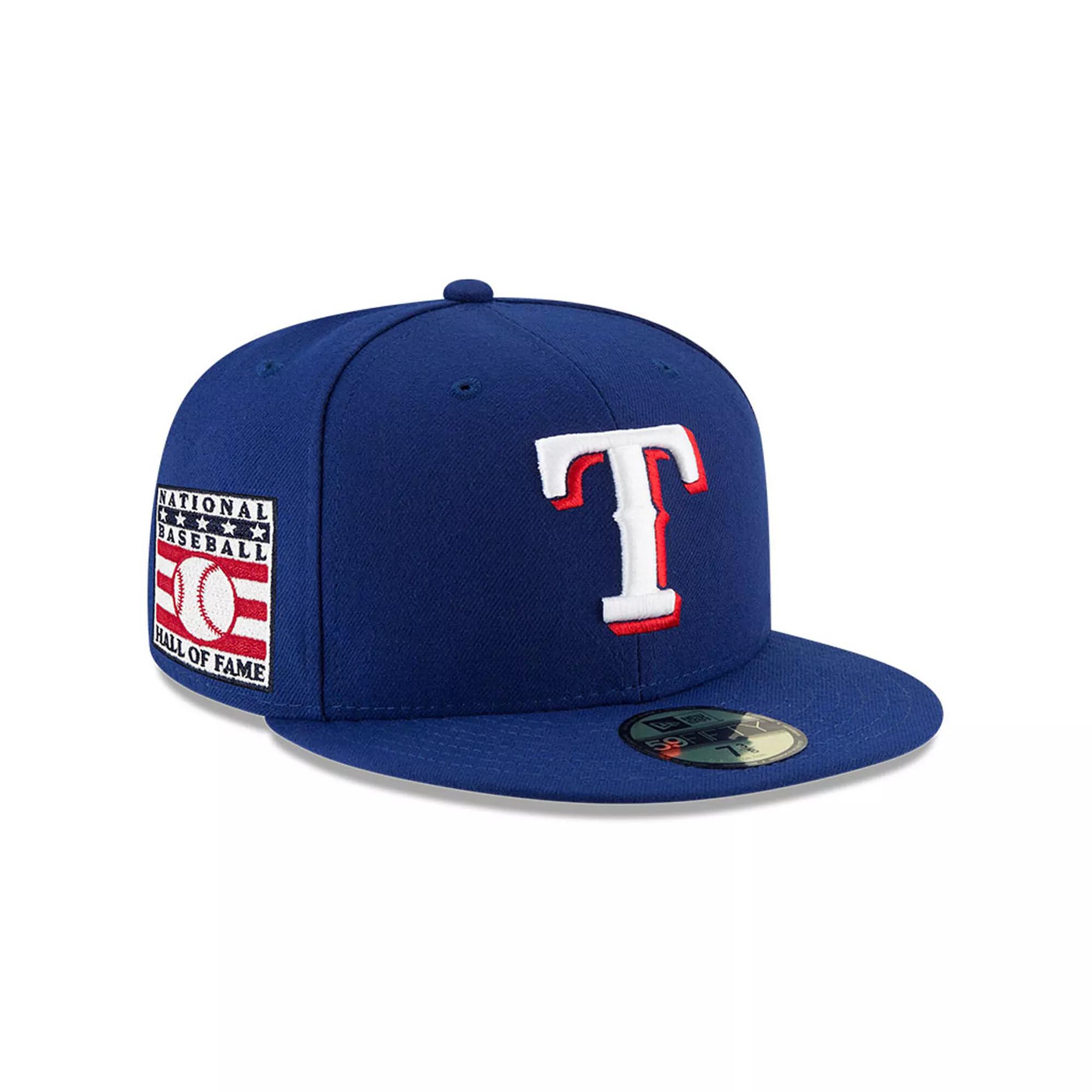 Men's New Era Royal Texas Rangers National Baseball Hall of Fame 59FIFTY Fitted Hat, Size: 6 7/8, Blue Product Image