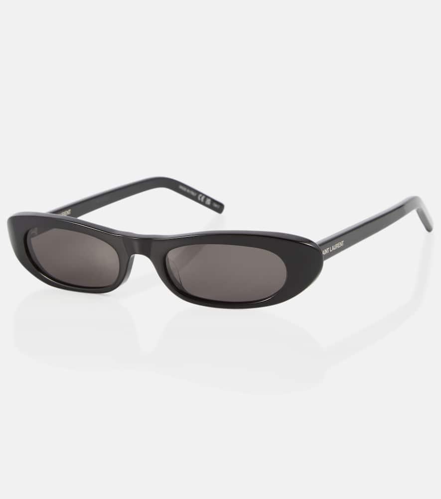 SAINT LAURENT Sl 557 Shade Oval Sunglasses In Black Product Image