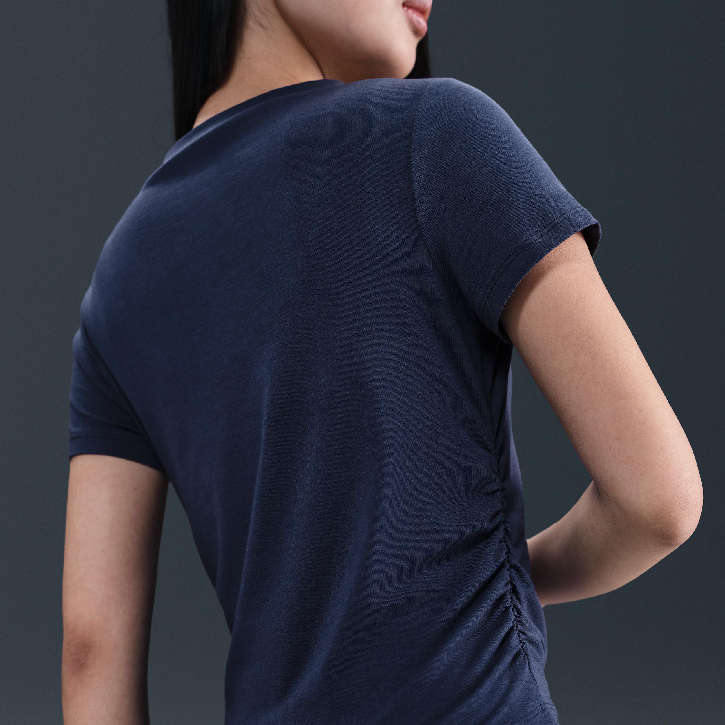 Womens Nike Sportswear Chill Knit Tight Short-Sleeve Mock-Neck Top | HV2401-051 Product Image