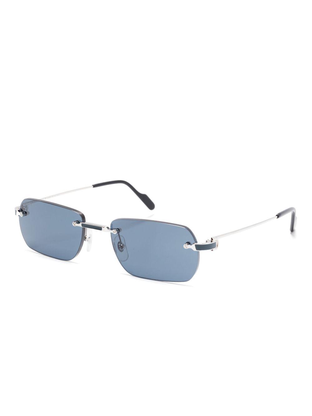 rectangle-frame sunglasses Product Image