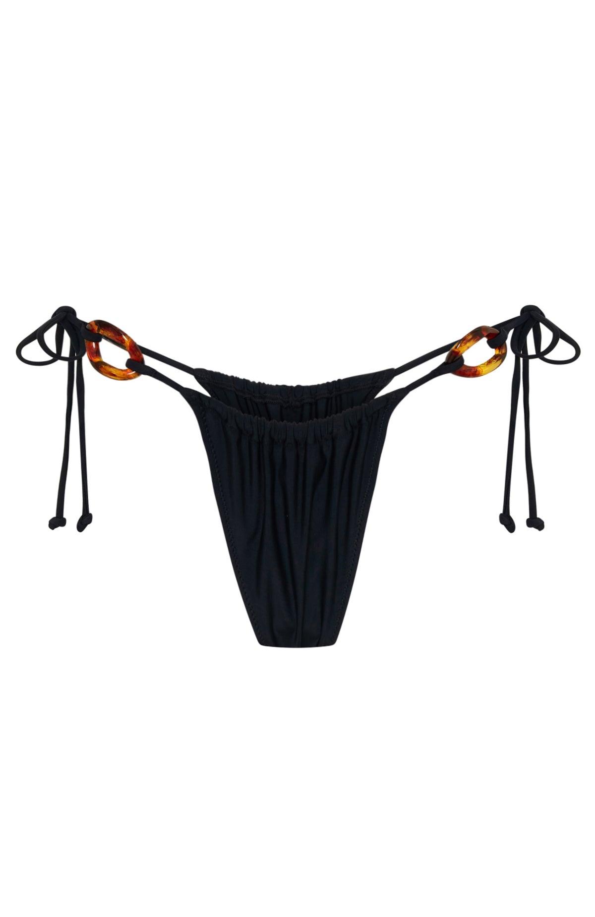 Paradise Drift Bikini Bottoms Black Product Image