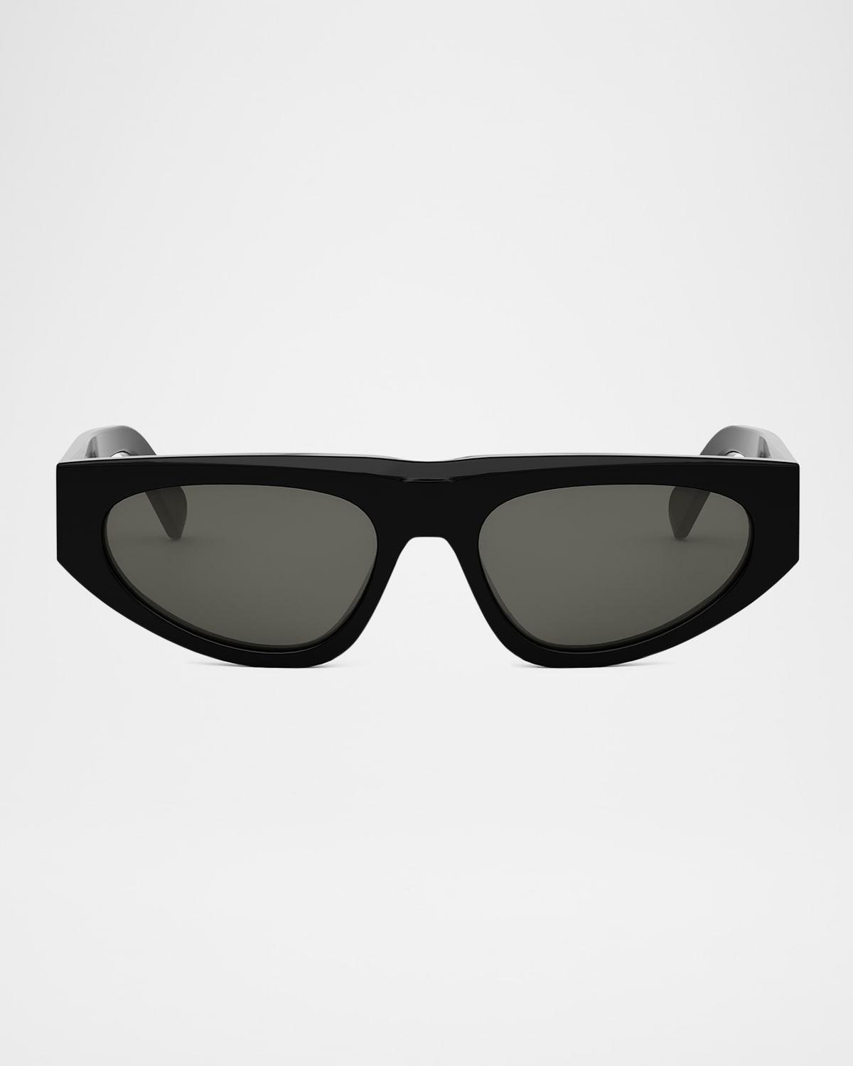 Mens Monochroms Acetate Rectangle Sunglasses Product Image