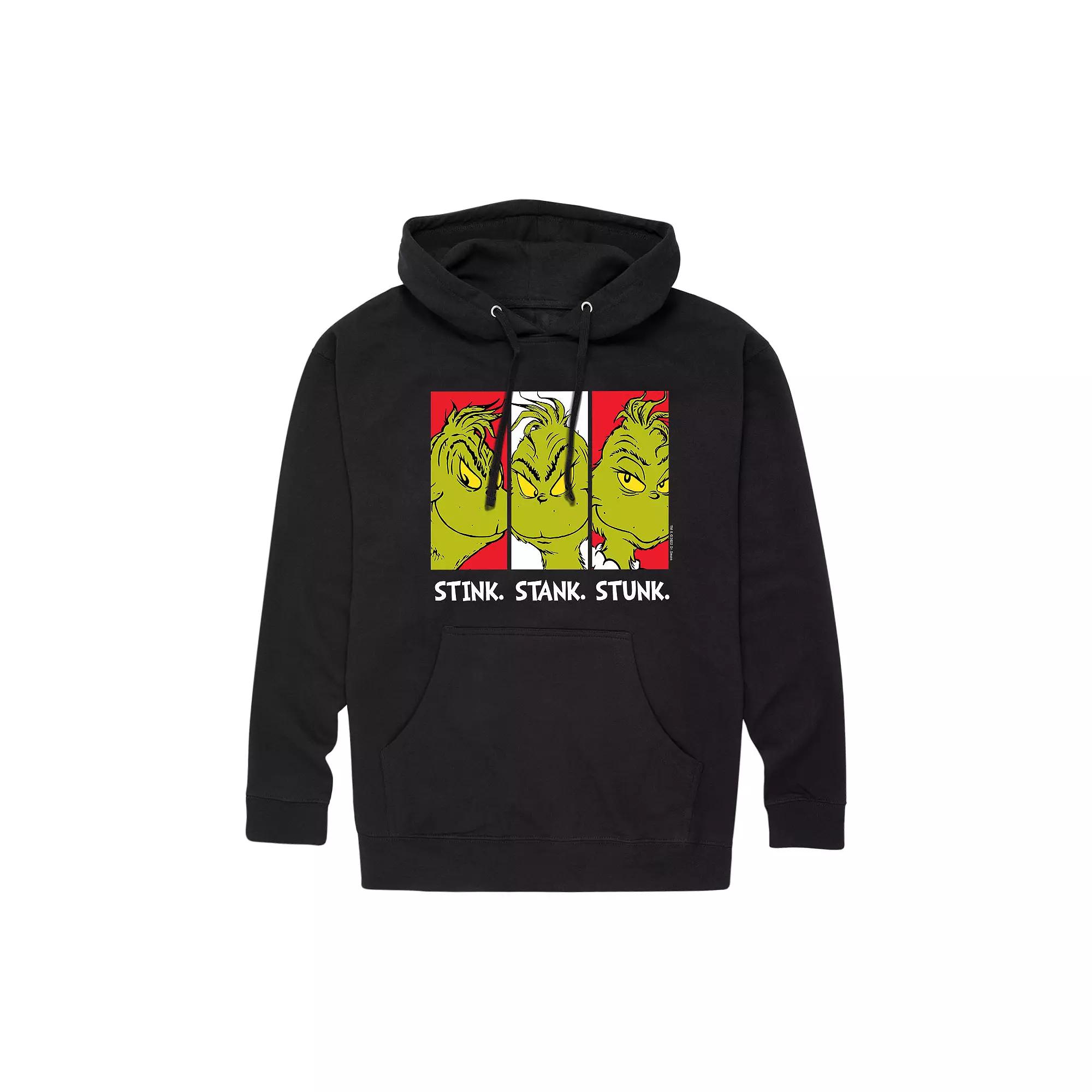 Men's Dr. Seuss Grinch Stink Stank Stunk Hoodie,  Product Image