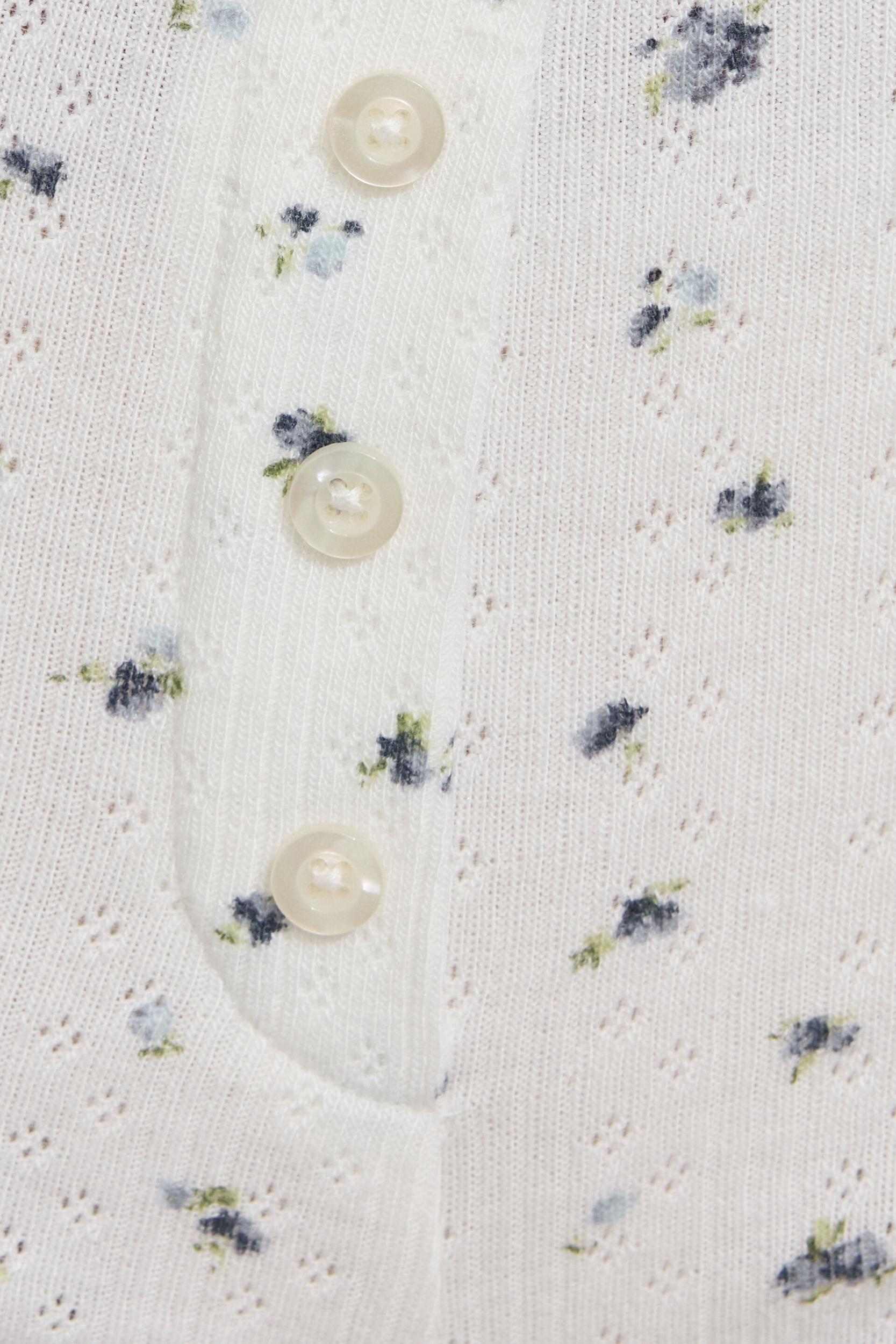 Tiny Pointelle Lettuce Edge Shorts Product Image