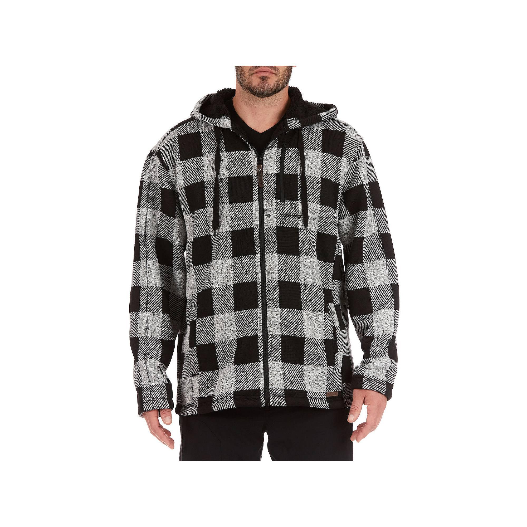 Big & Tall Smith's Workwear Sherpa-Lined Fleece Jacket, Men's,  Product Image