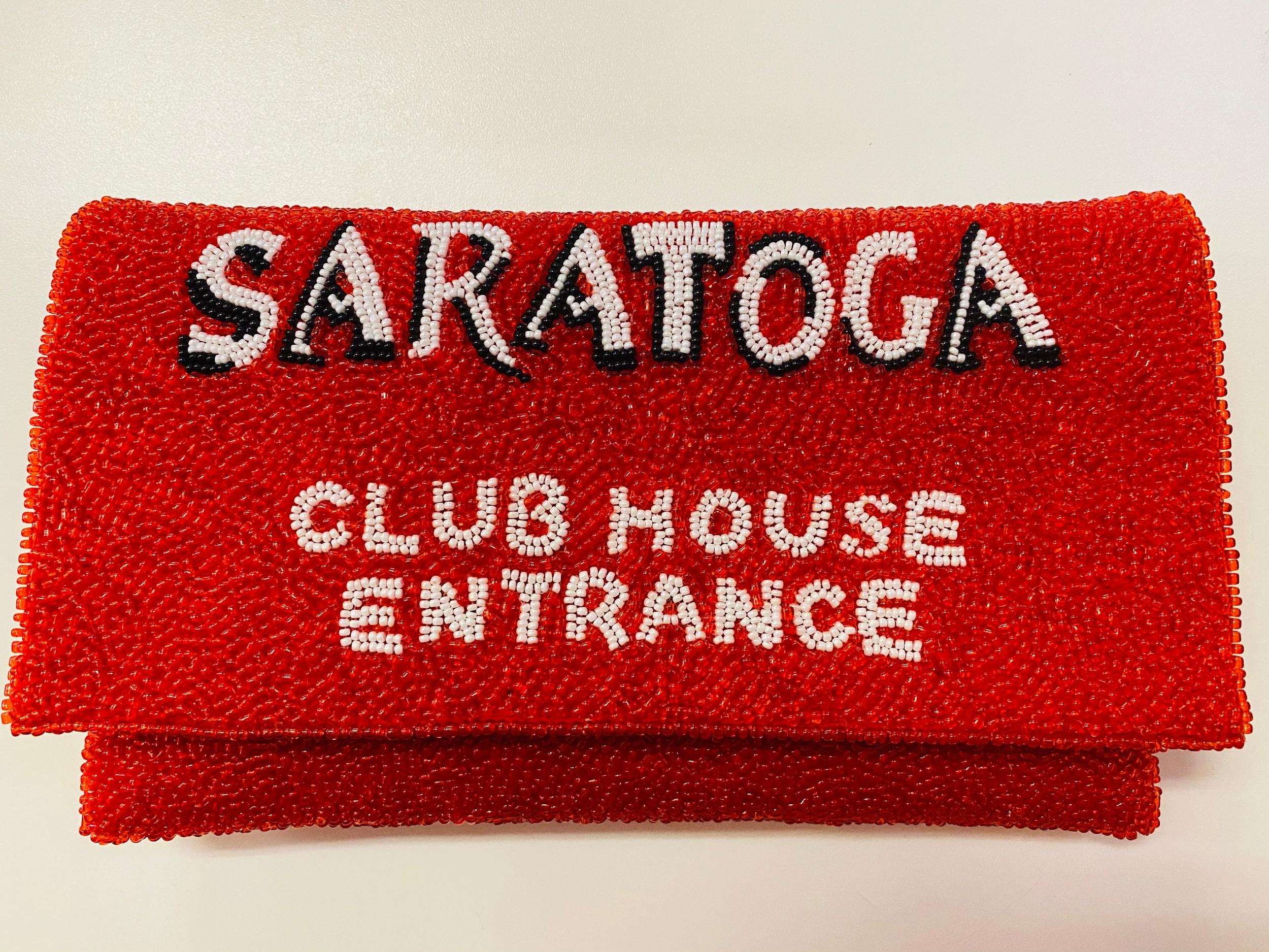 Beaded Saratoga Clubhouse Clutch 4 colors Product Image