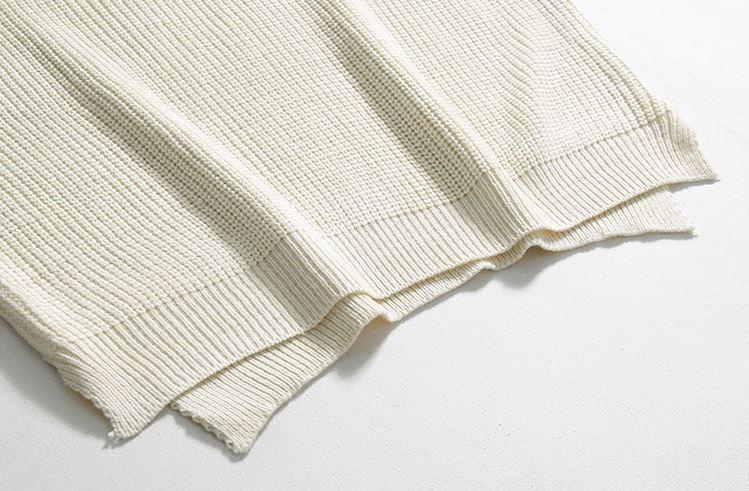 RT No. 6157 KNITTED PULLOVER ROUND NECK SWEATER Product Image