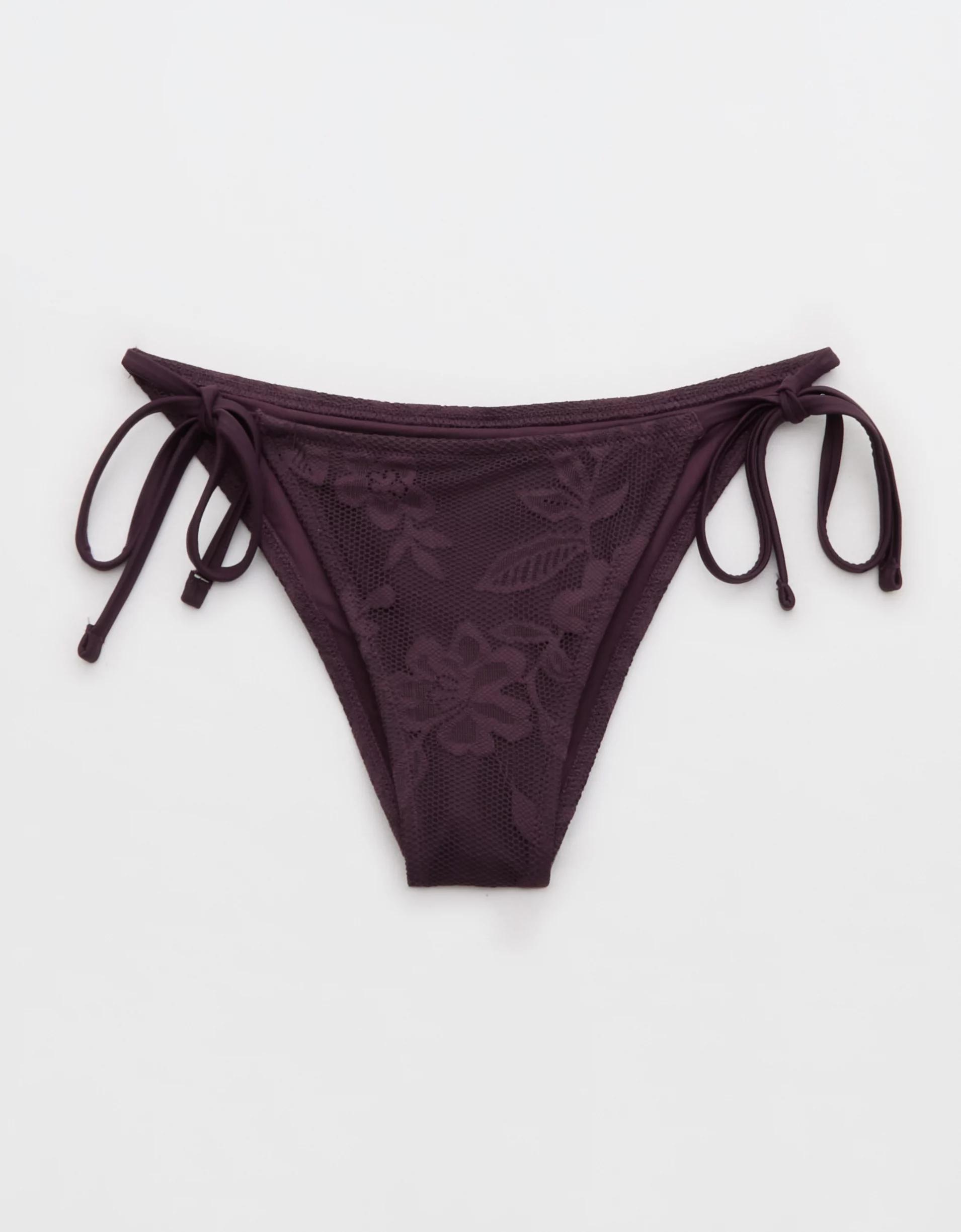 Aerie The Sunbun Lace Bikini Bottom Product Image