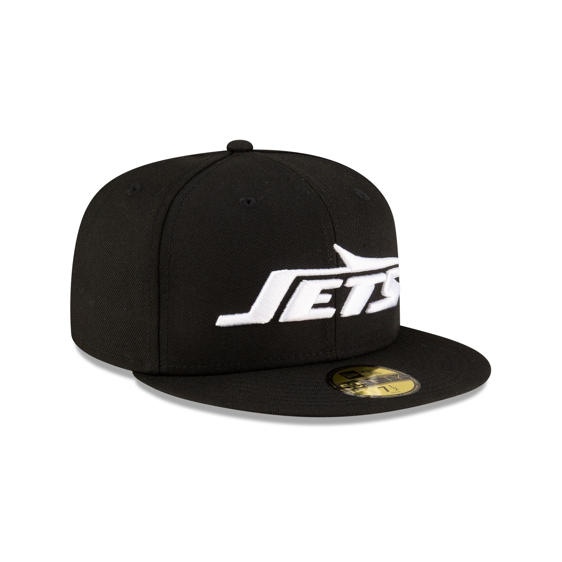 New York Jets Basic Black 59FIFTY Fitted Hat Male Product Image