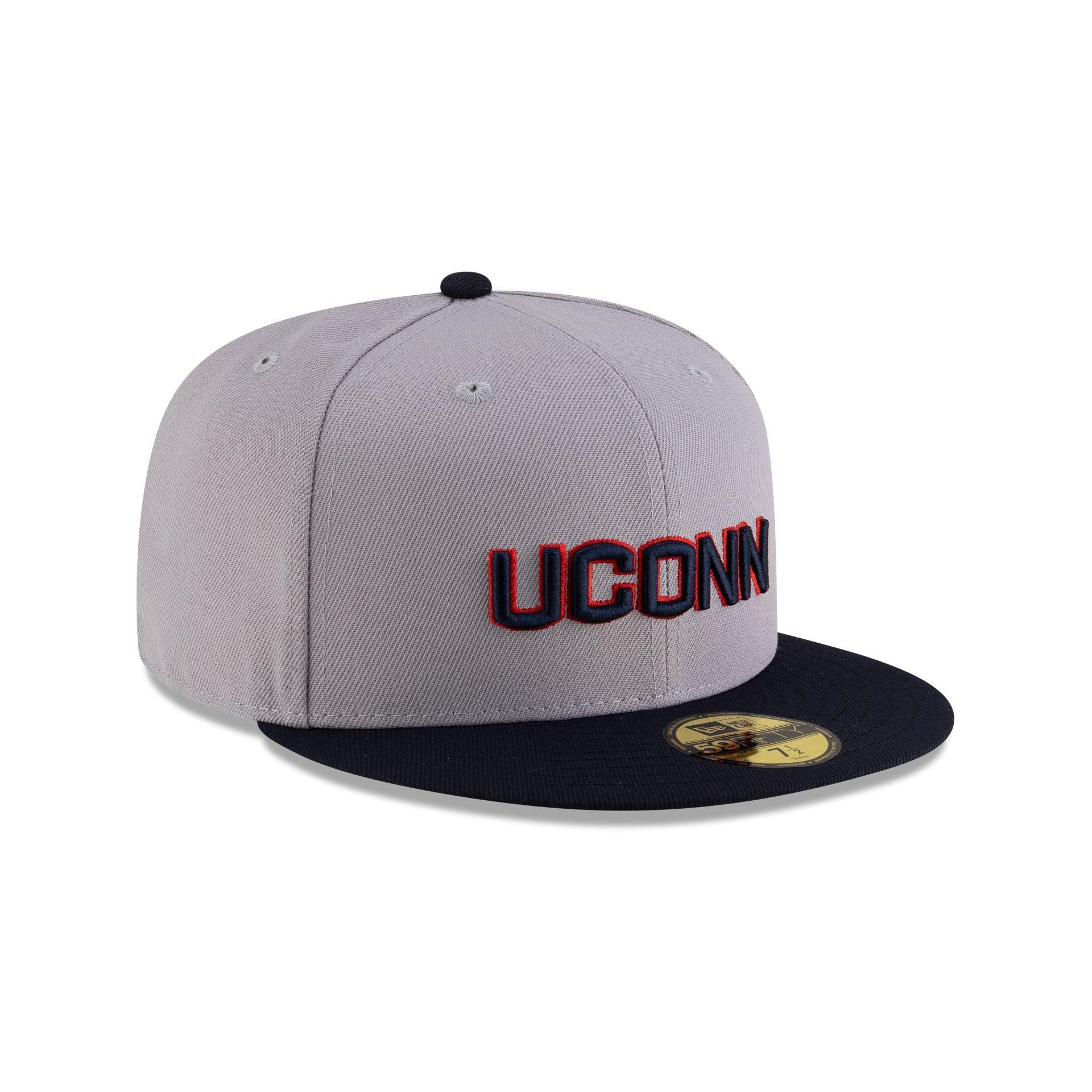 Connecticut Huskies Gray Navy 59FIFTY Fitted Male Product Image