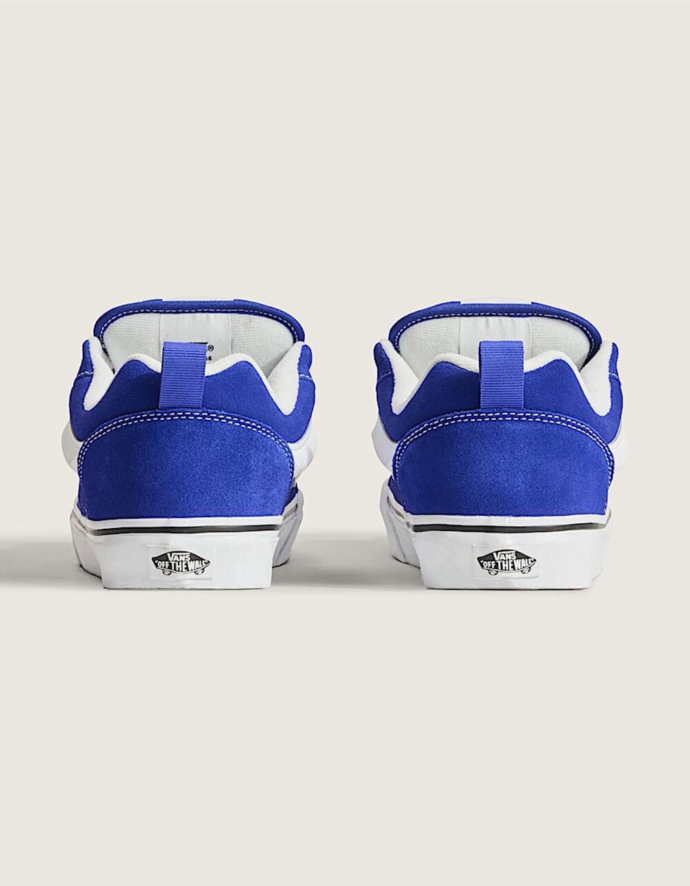 VANS Knu Skool Shoes - BLUE/WHITE Product Image
