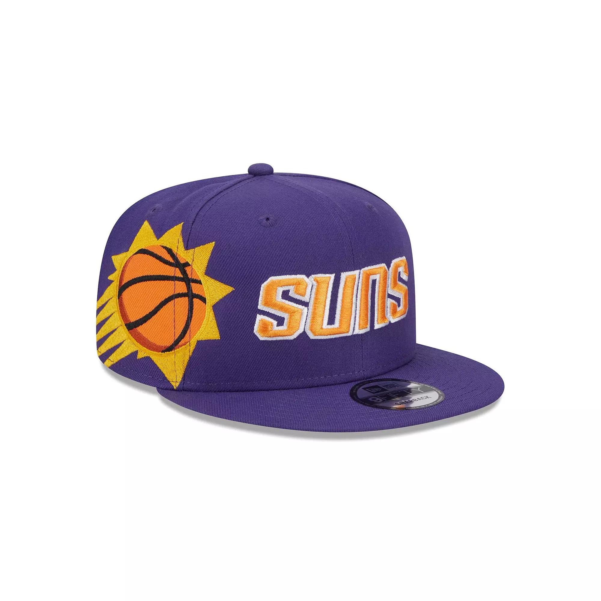 Men's New Era Purple Phoenix Suns Side Logo 9FIFTY Snapback Hat, Phx Purple Product Image