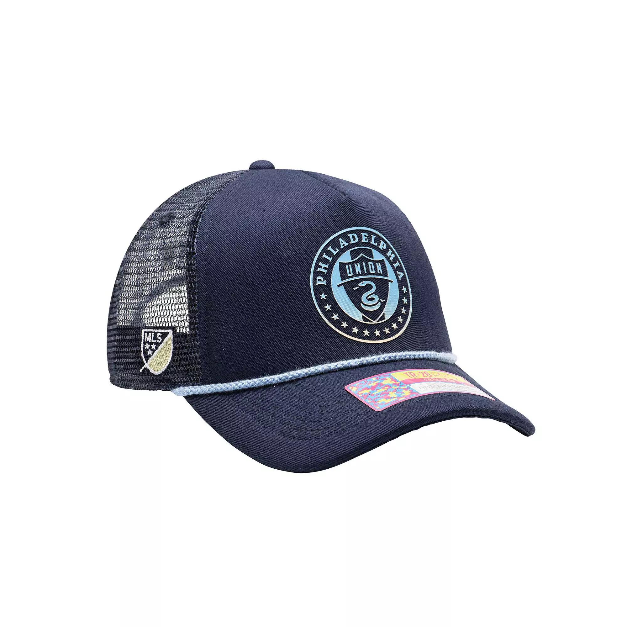 Men's Navy Philadelphia Union Atmosphere Trucker Adjustable Hat, Uni Blue Product Image