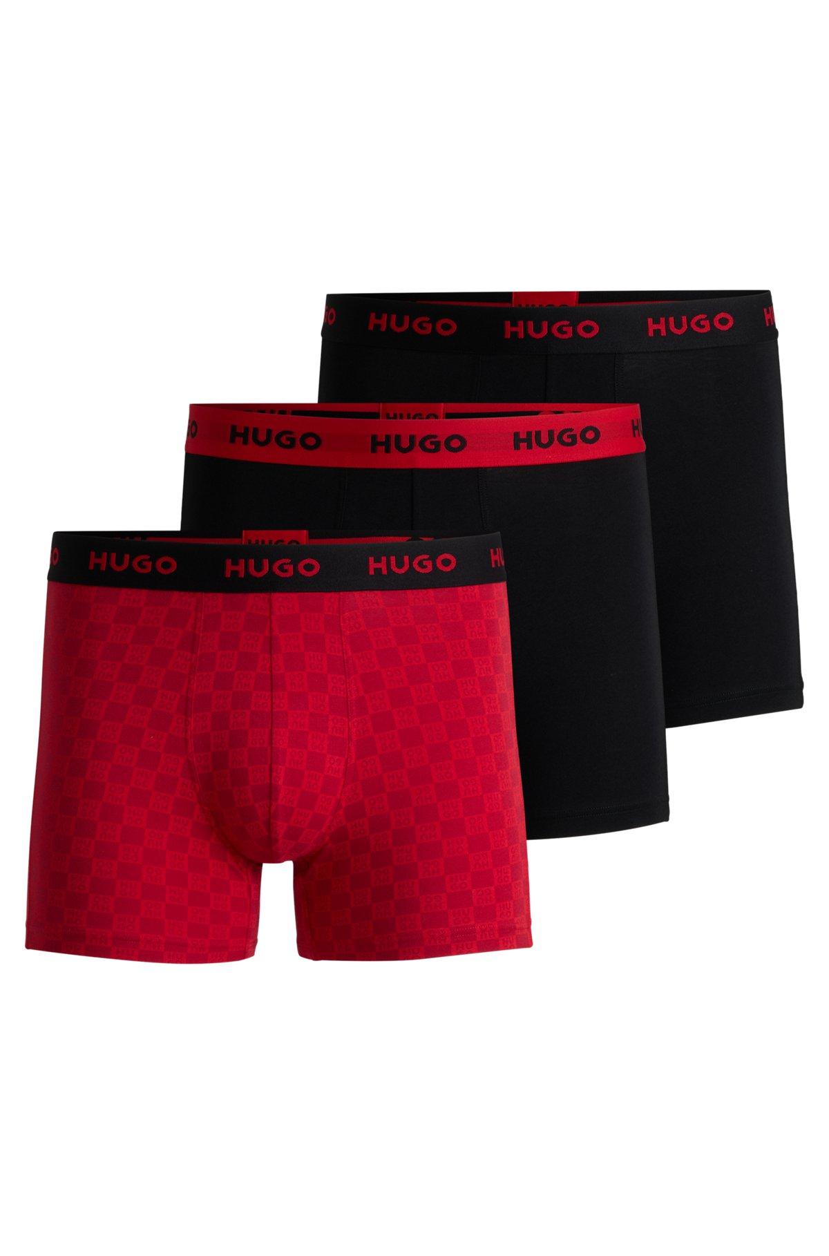 Three-pack of stretch-cotton boxer briefs Product Image