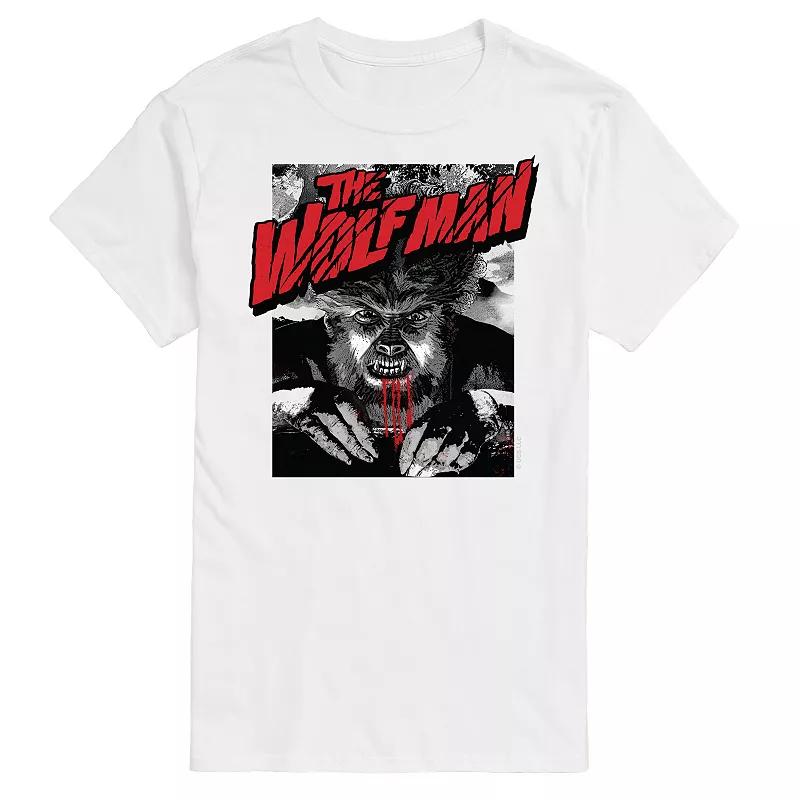Big & Tall Universal Monsters Wolfman Poster Graphic Tee, Men's,  Product Image