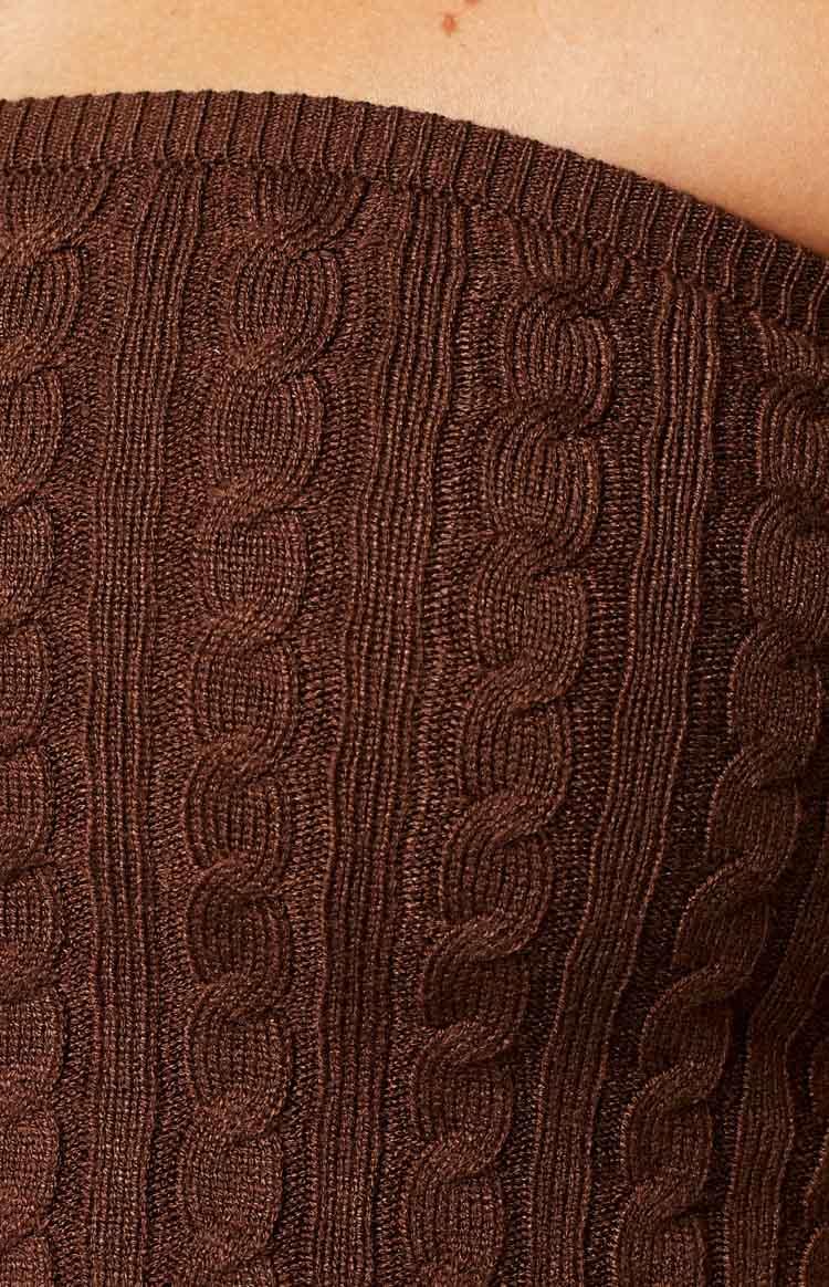 Cassandra Brown Bandeau Top Product Image