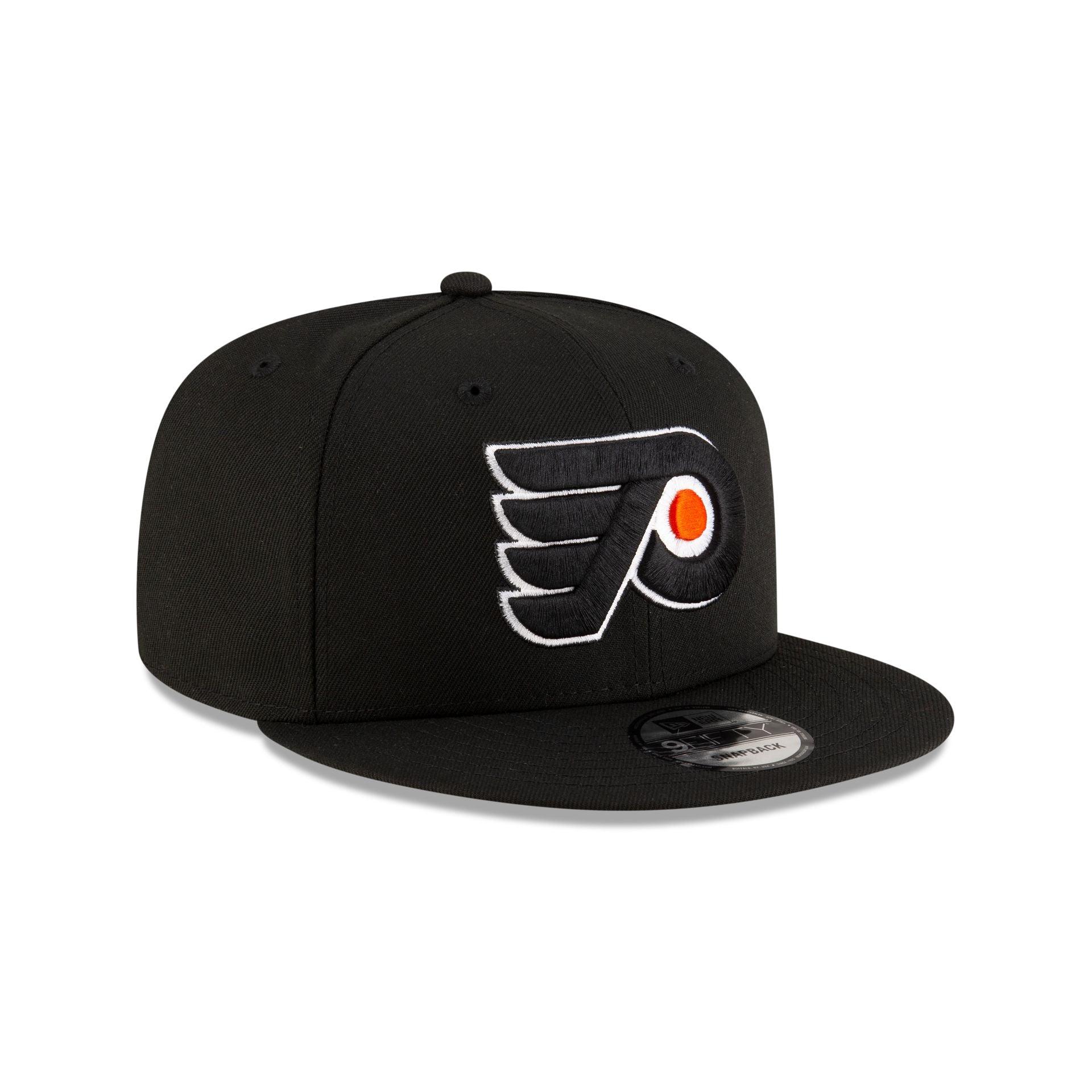 Philadelphia Flyers Black 9FIFTY Snapback Hat Male Product Image