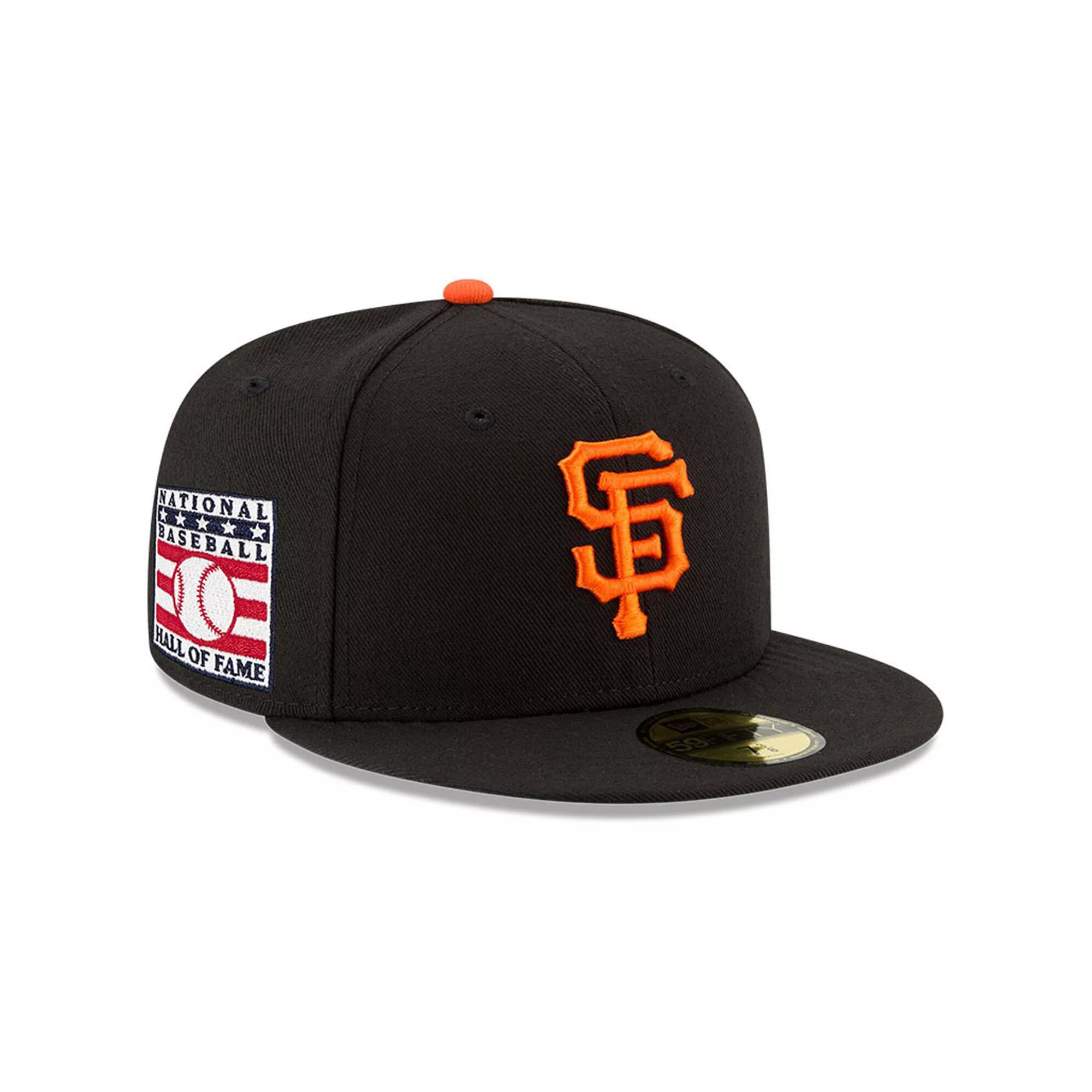 Men's New Era Black San Francisco Giants National Baseball Hall of Fame 59FIFTY Fitted Hat, Size: 7 5/8 Product Image