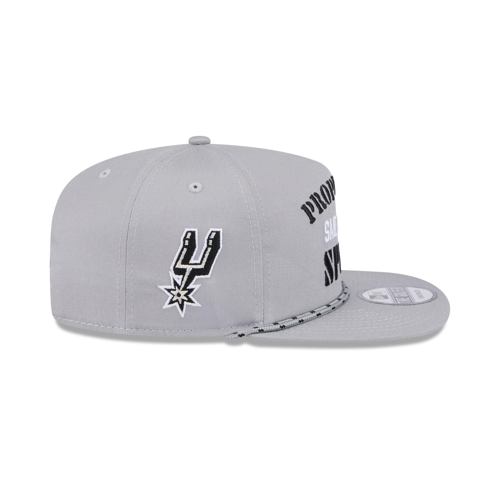 San Antonio Spurs Vintage Gray Rope Golfer Hat Male Product Image