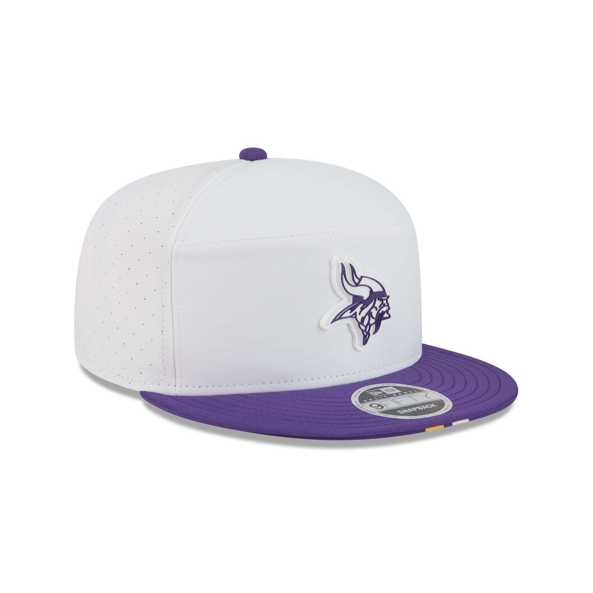 Minnesota Vikings 2025 Training Split Panel 9FIFTY Snapback Hat Male Product Image