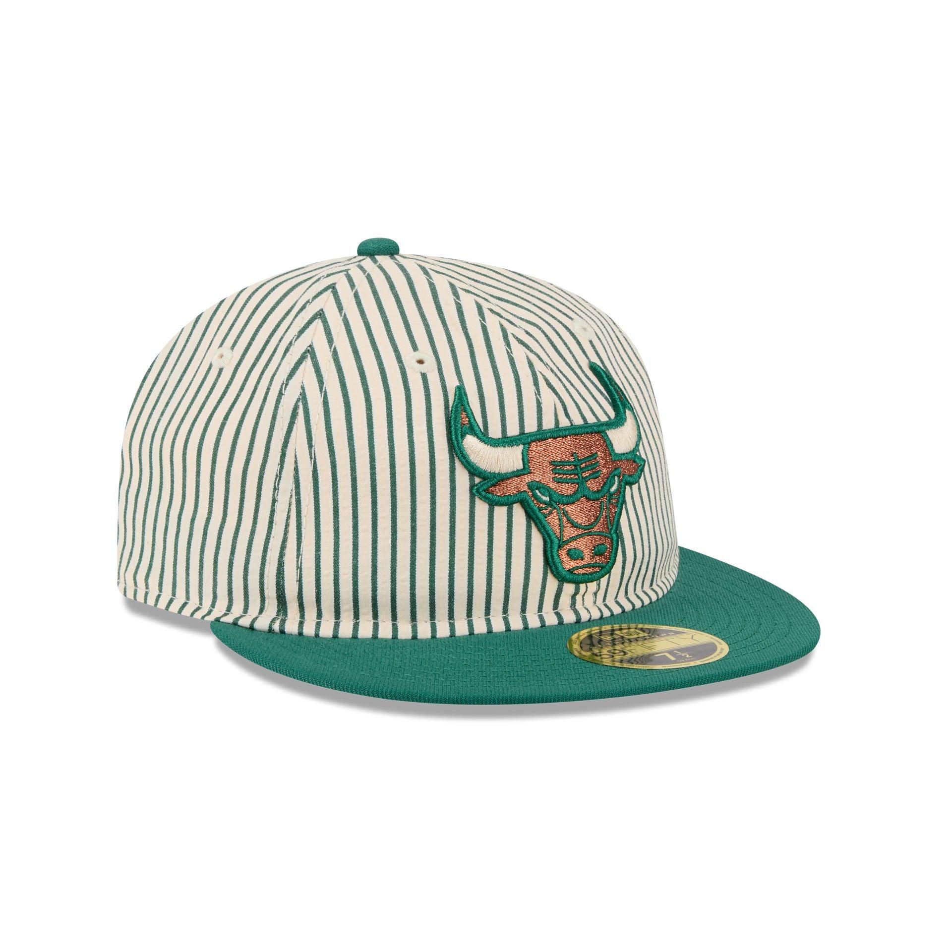 Just Caps Seersucker Chicago Bulls Retro Crown 59FIFTY Fitted Hat Male Product Image
