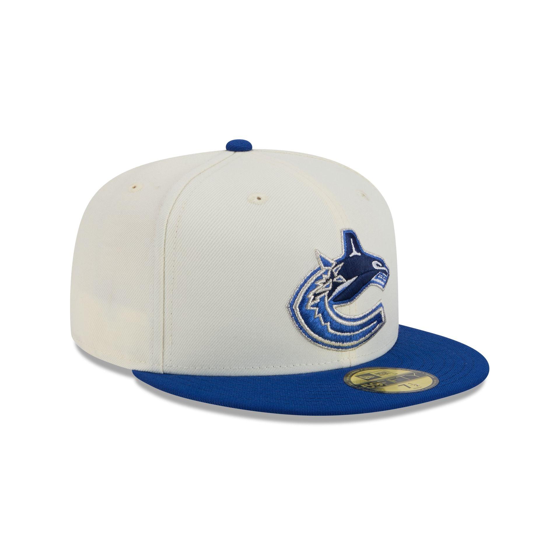 Vancouver Canucks Chrome White 59FIFTY Fitted Hat Male Product Image
