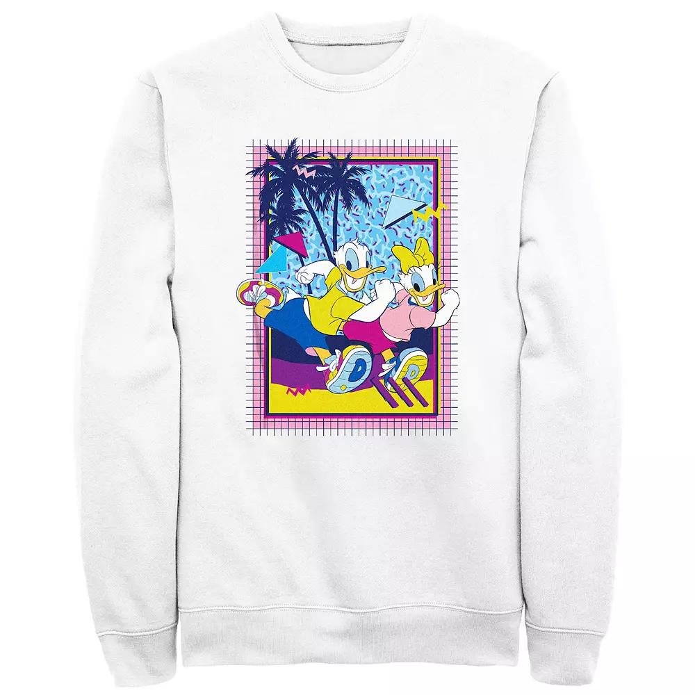 Disney's Donald Duck & Daisy Men's Couple Run Fleece Sweatshirt,  Product Image