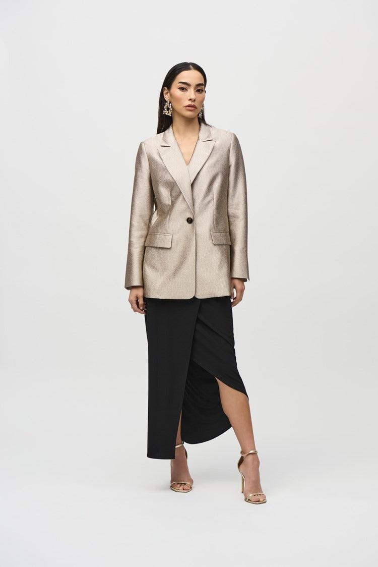 Silky Knit Asymmetrical Pull-on Skirt Product Image