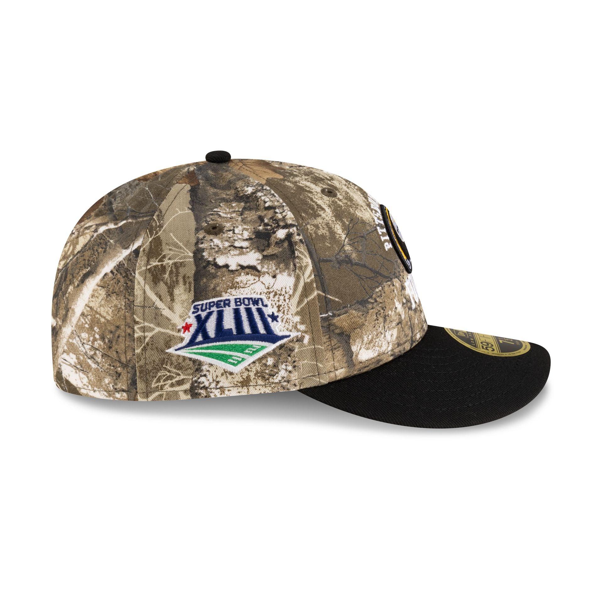 Just Caps Realtree Pittsburgh Steelers Low Profile 59FIFTY Fitted Hat Male Product Image