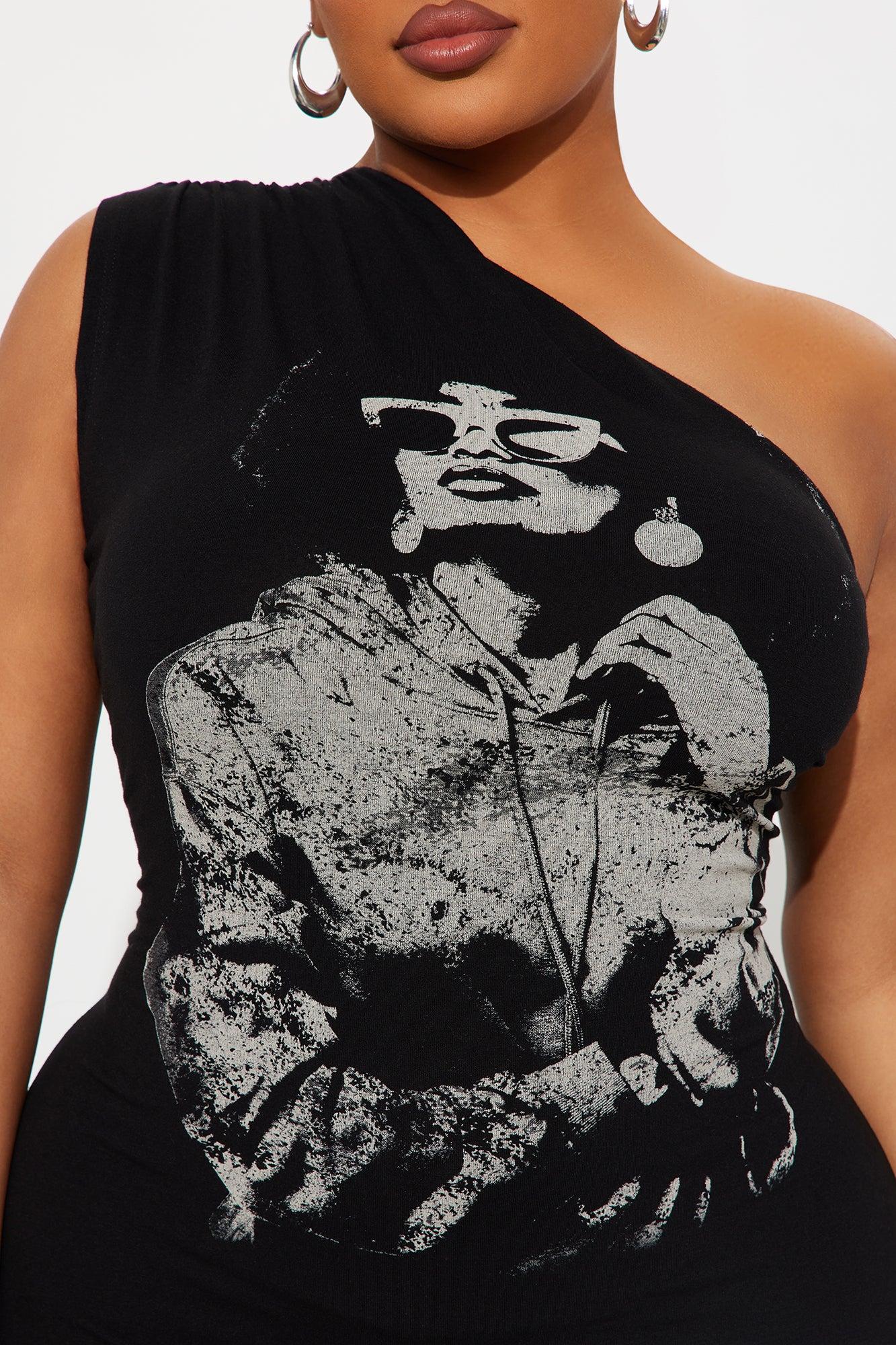 Cool Chic One Shoulder Jumpsuit - Black Female Product Image