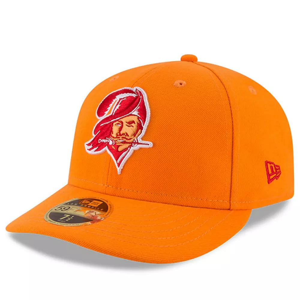 Men's New Era Orange Tampa Bay Buccaneers Omaha Throwback Low Profile 59FIFTY Fitted Hat, Size: 6 7/8 Product Image