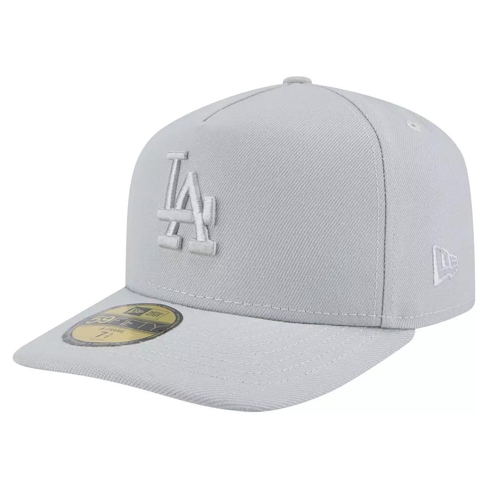 Men's New Era Gray Los Angeles Dodgers Colorpack 59FIFTY Fitted Hat,  Product Image